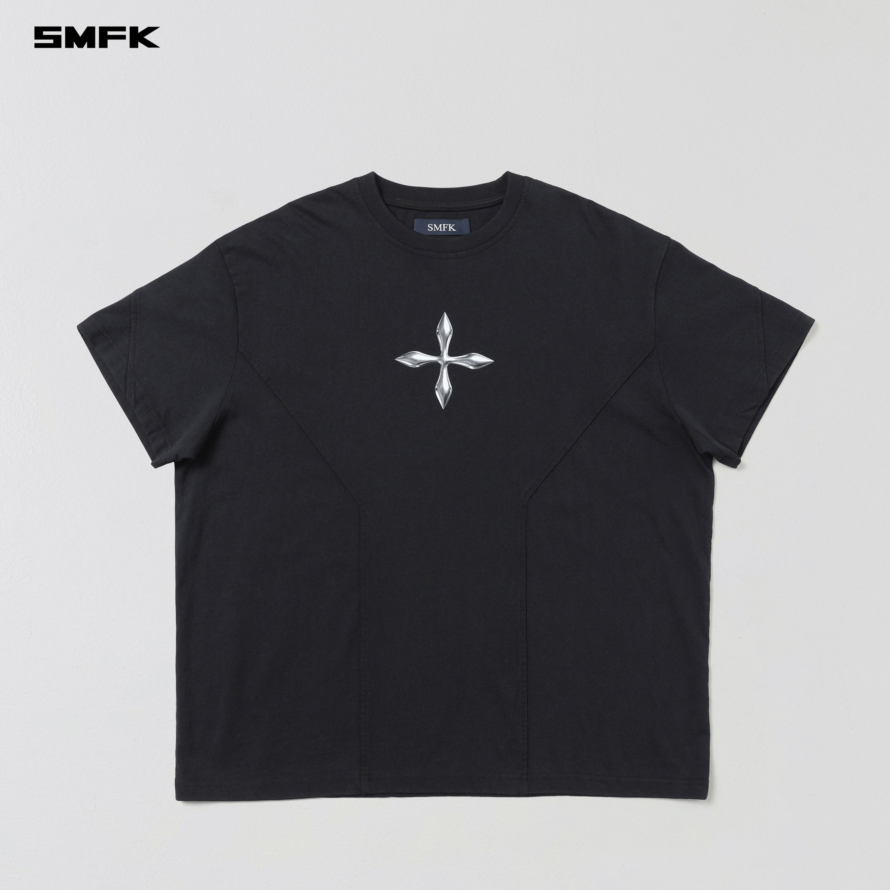 FUTURE REFLECTION LOOSE TEE/COTTON WILD BLACK