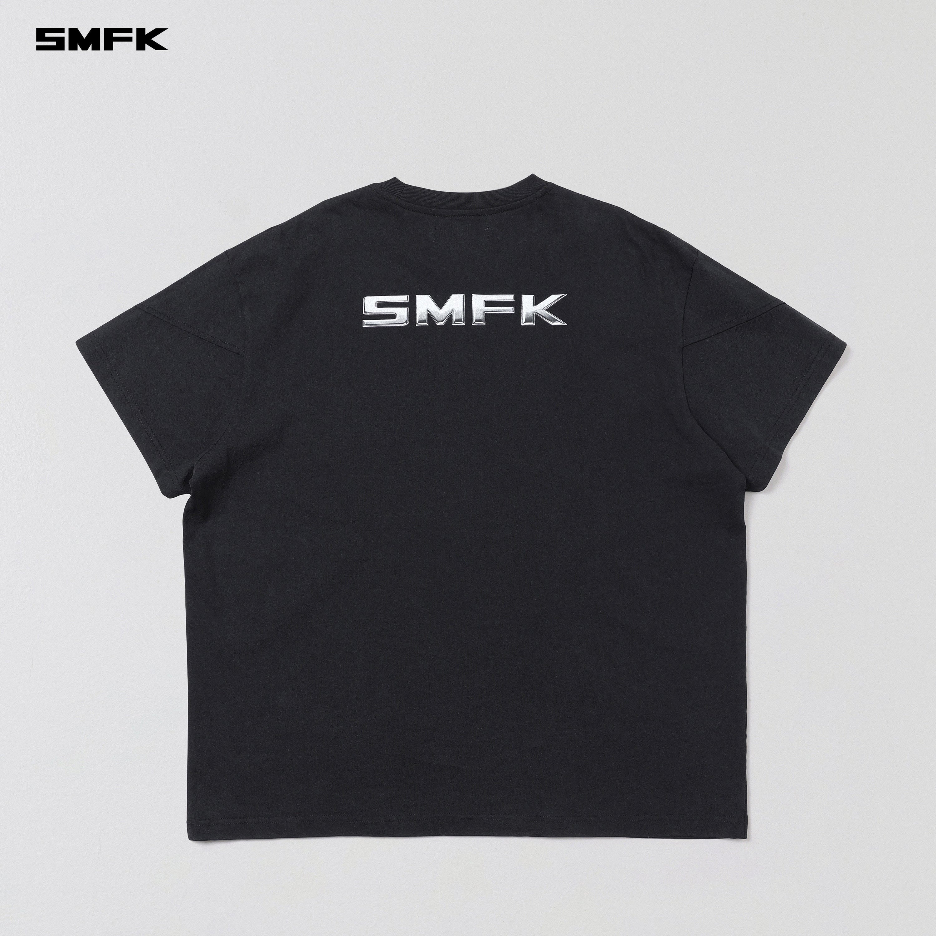 FUTURE REFLECTION LOOSE TEE/COTTON WILD BLACK