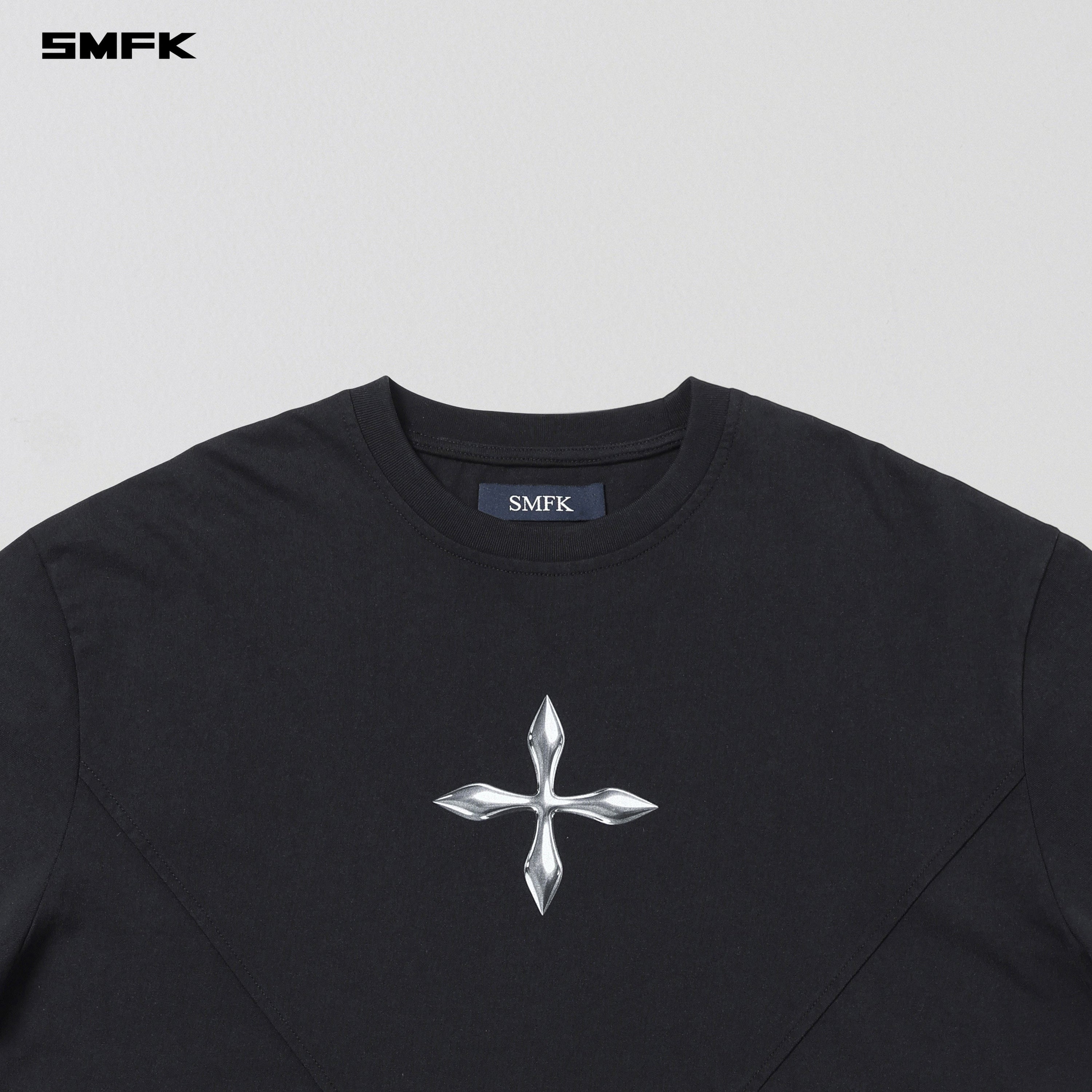 FUTURE REFLECTION LOOSE TEE/COTTON WILD BLACK