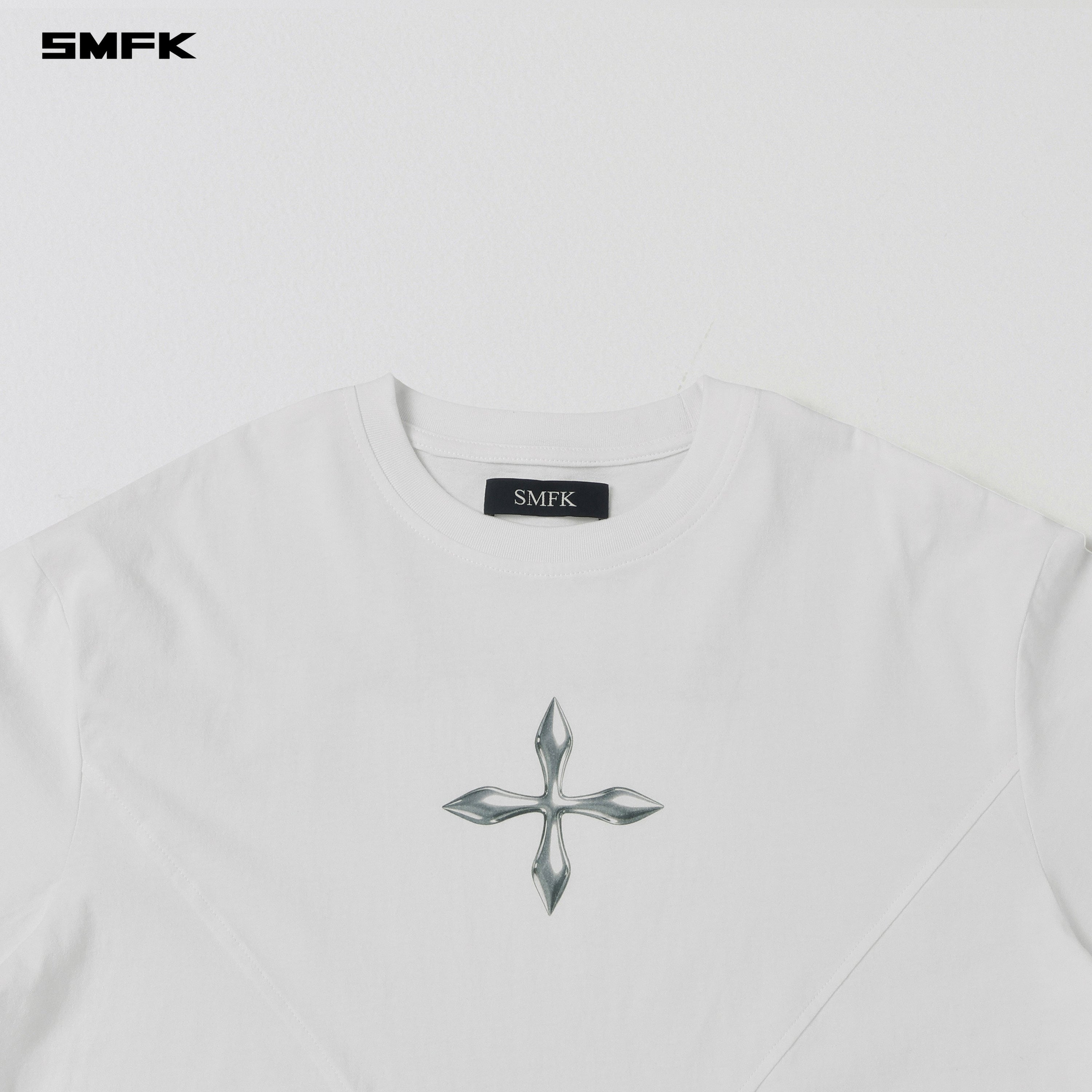 FUTURE REFLECTION LOOSE TEE/COTTON CLOUD WHITE