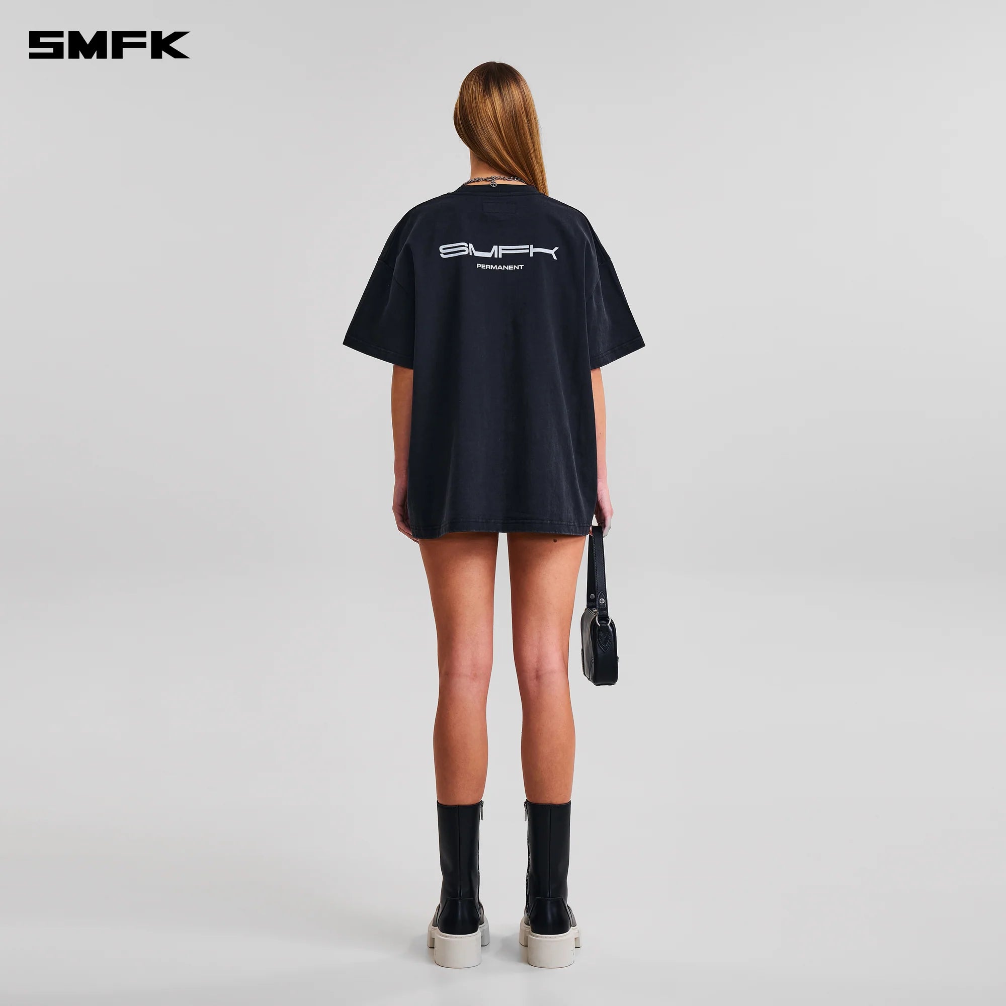 COMPASS MODE MASSIVE TEE-PERMANENT/COTTON WILD BLACK