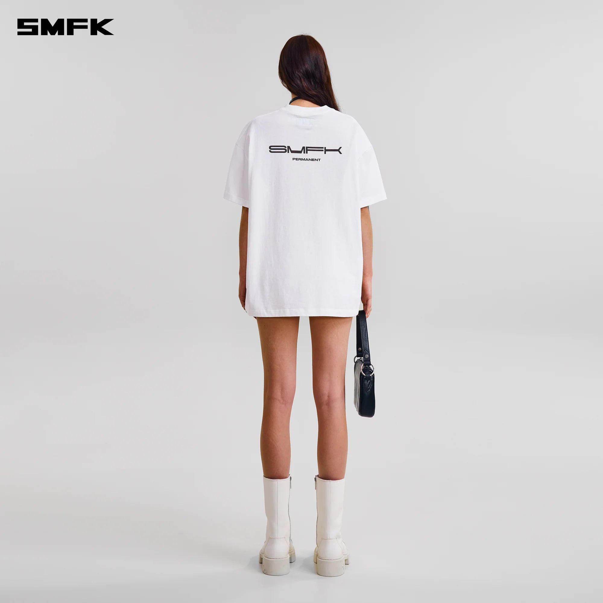 COMPASS MODE MASSIVE TEE-PERMANENT/COTTON CLOUD WHITE