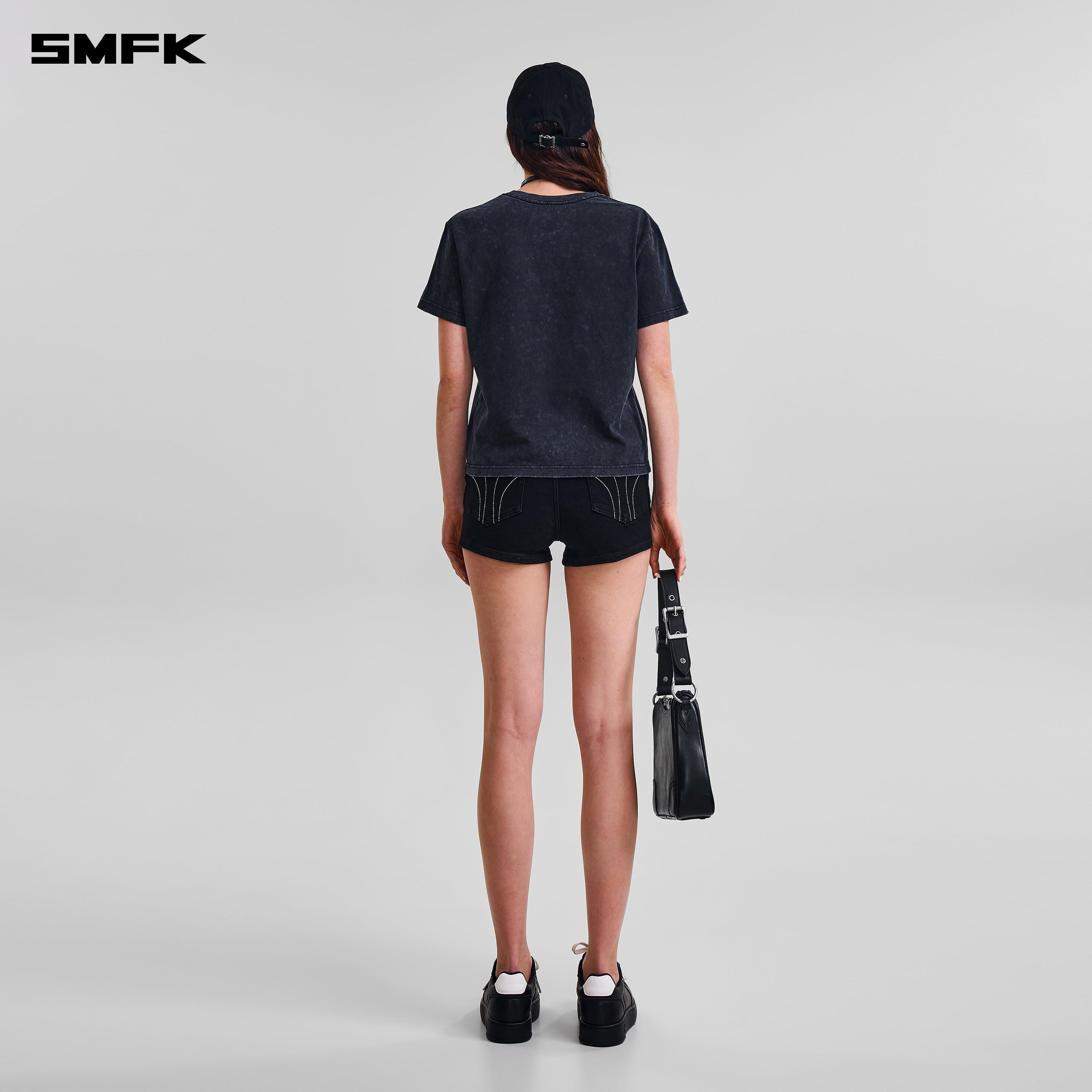 VINTAGE-SAVAGE TEE/STONE WASH VANISH BLACK