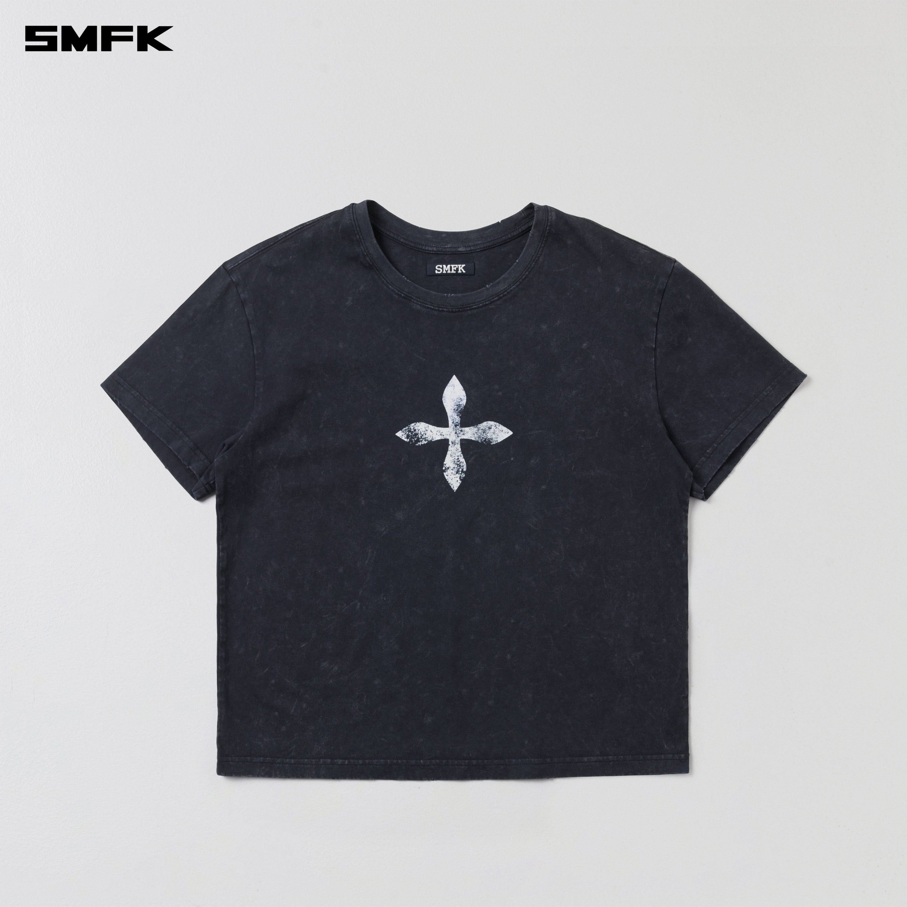 VINTAGE-SAVAGE TEE/STONE WASH VANISH BLACK