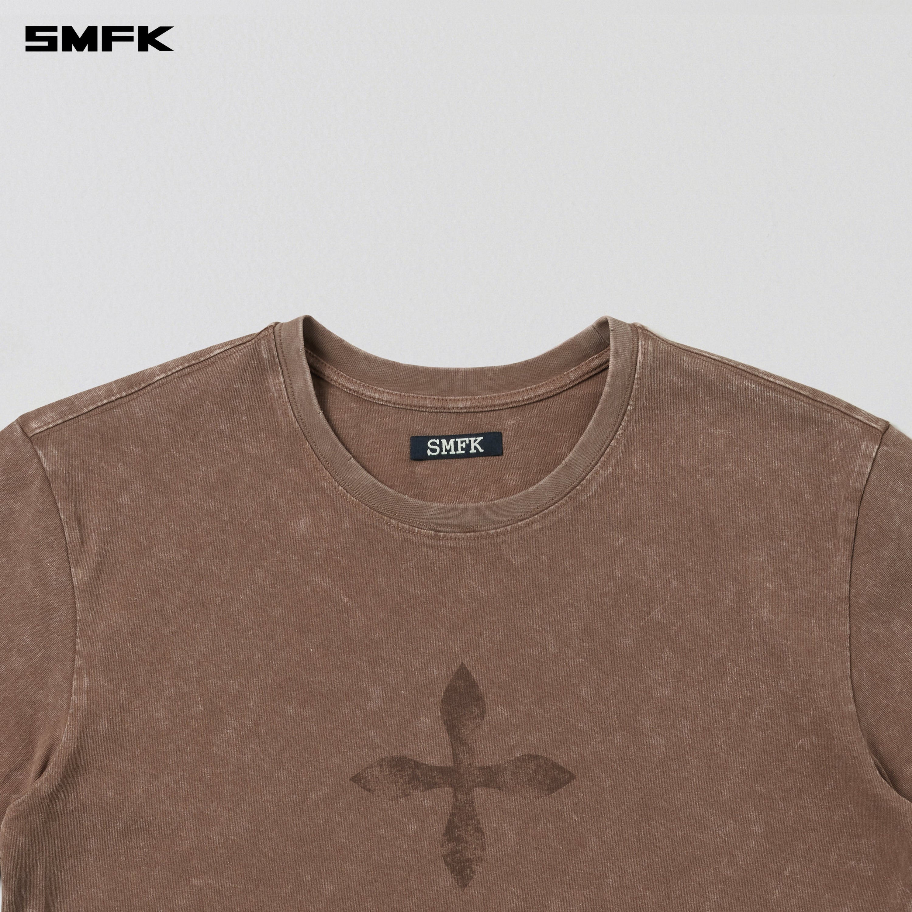 VINTAGE-SAVAGE TEE/STONE WASH VANISH BROWN