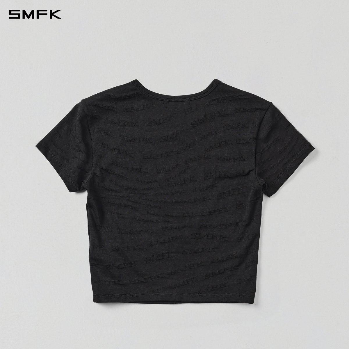 VINTAGE MUSE SLIM TEE/COTTON+NYLON WILD BLACK