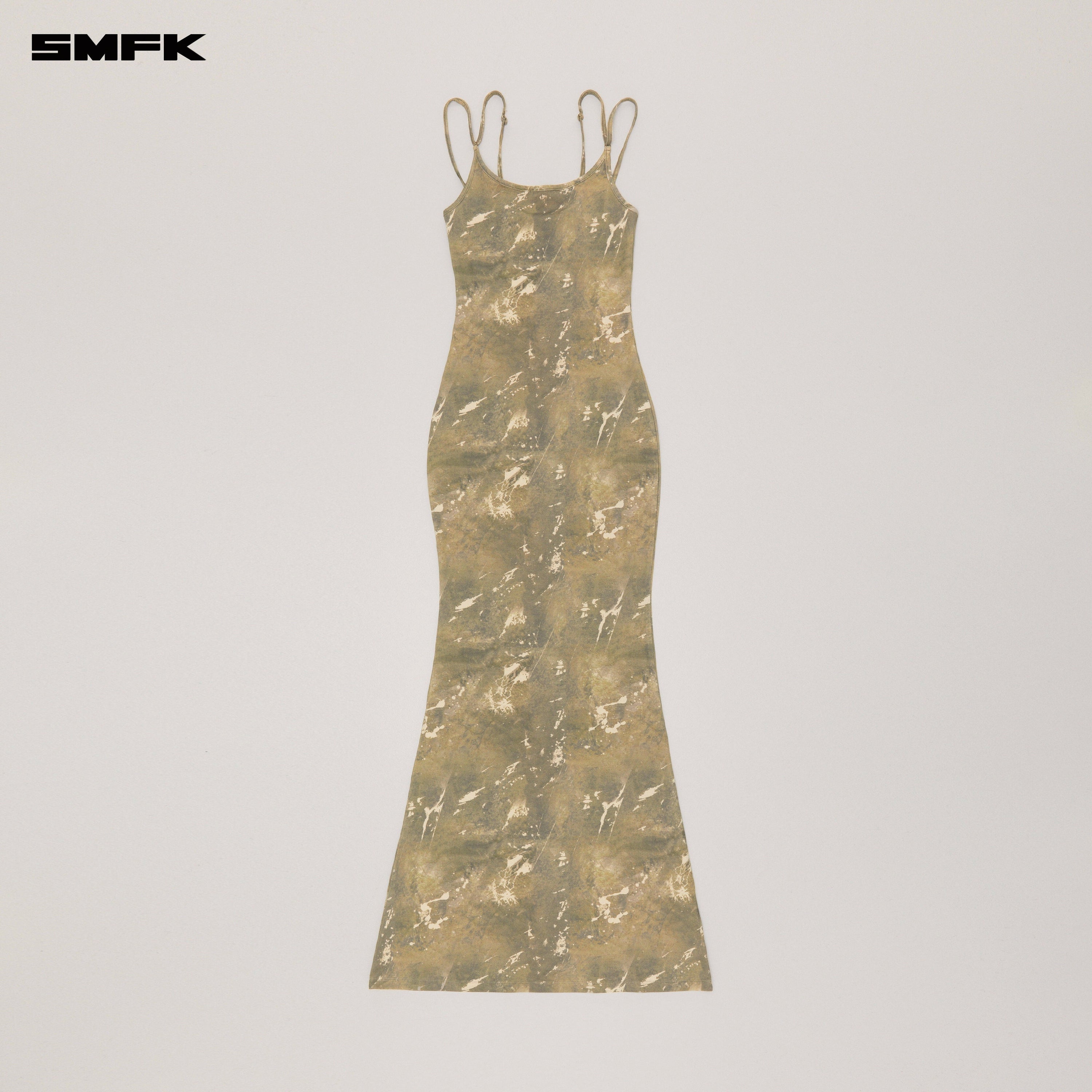 VINTAGE HURRICANE  FADE LONG DRESS HURRICANE  CAMOUFLAGE