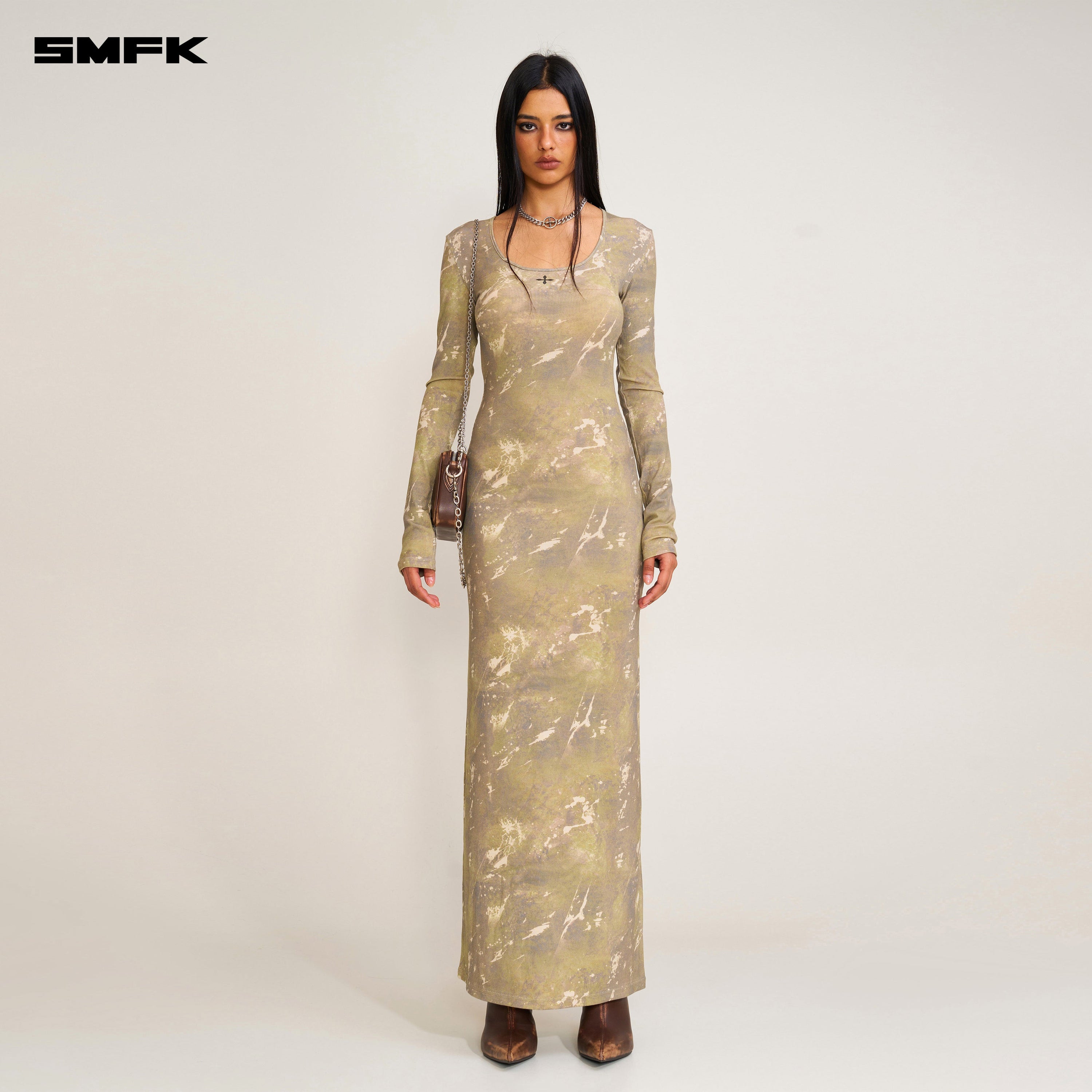 VINTAGE HURRICANE SILK FADE BODY DRESS HURRICANE CAMOUFLAGE
