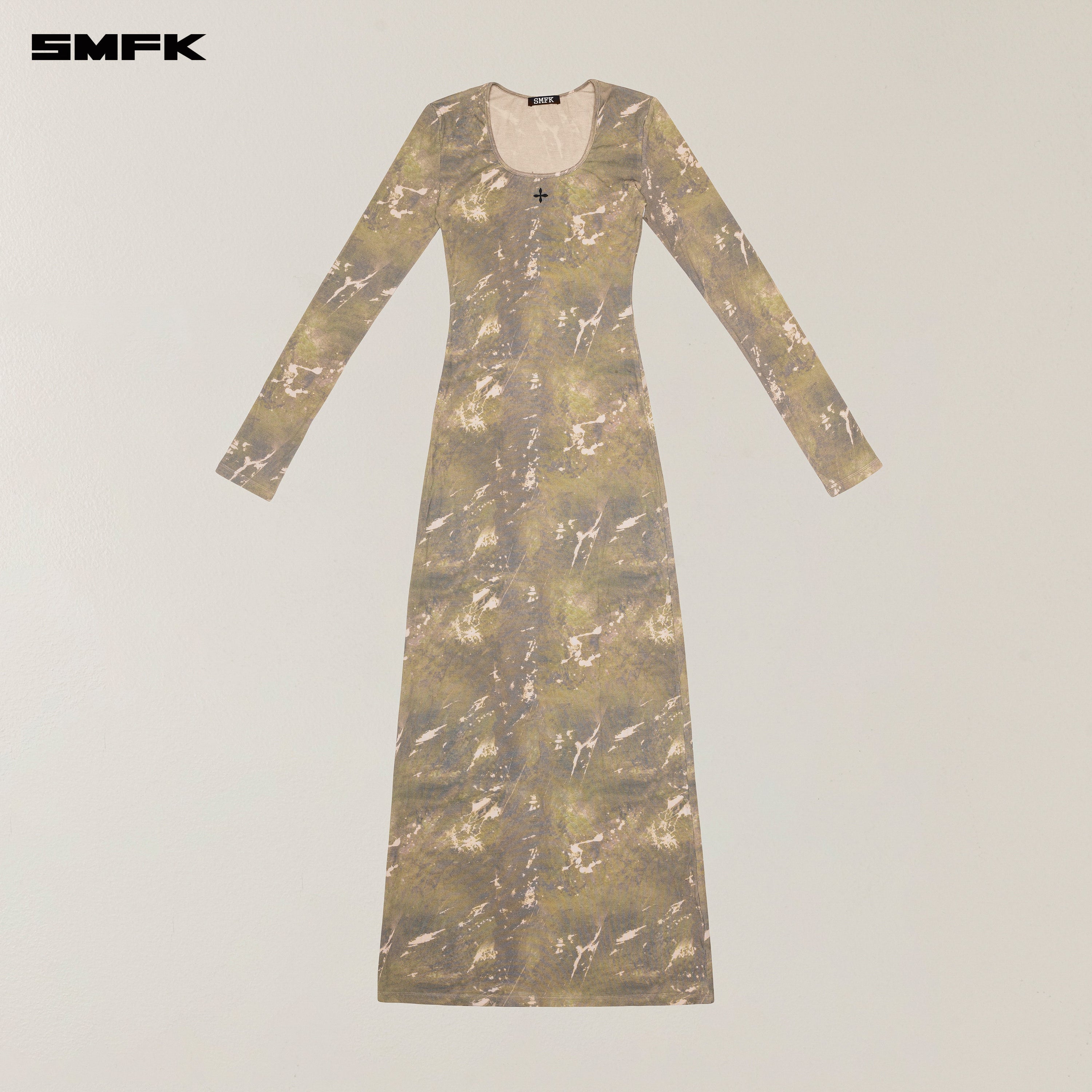 VINTAGE HURRICANE SILK FADE BODY DRESS HURRICANE CAMOUFLAGE