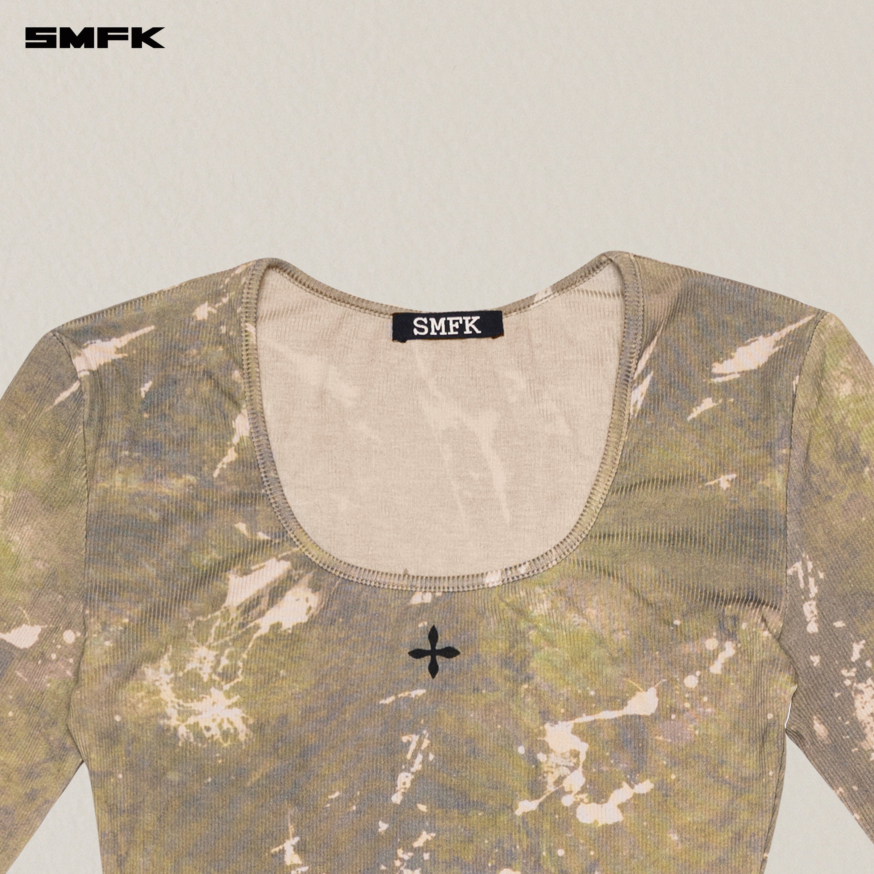 VINTAGE HURRICANE SILK FADE BODY DRESS HURRICANE CAMOUFLAGE