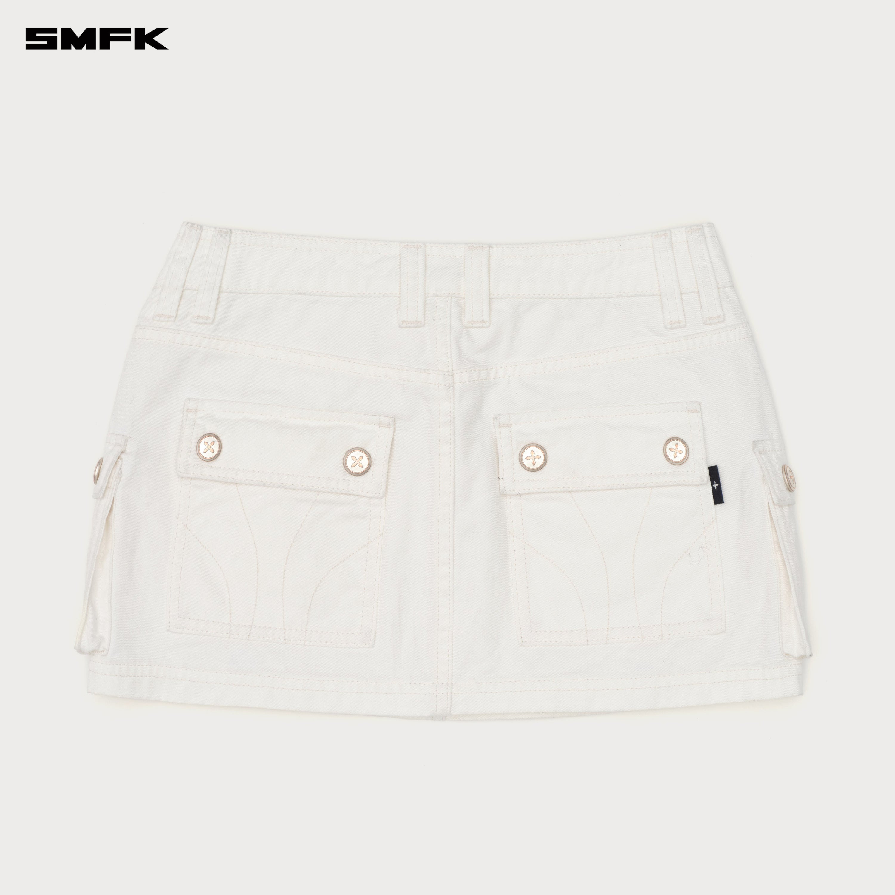 Compass Wild Road Cargo Skirt Snowy Mountain White
