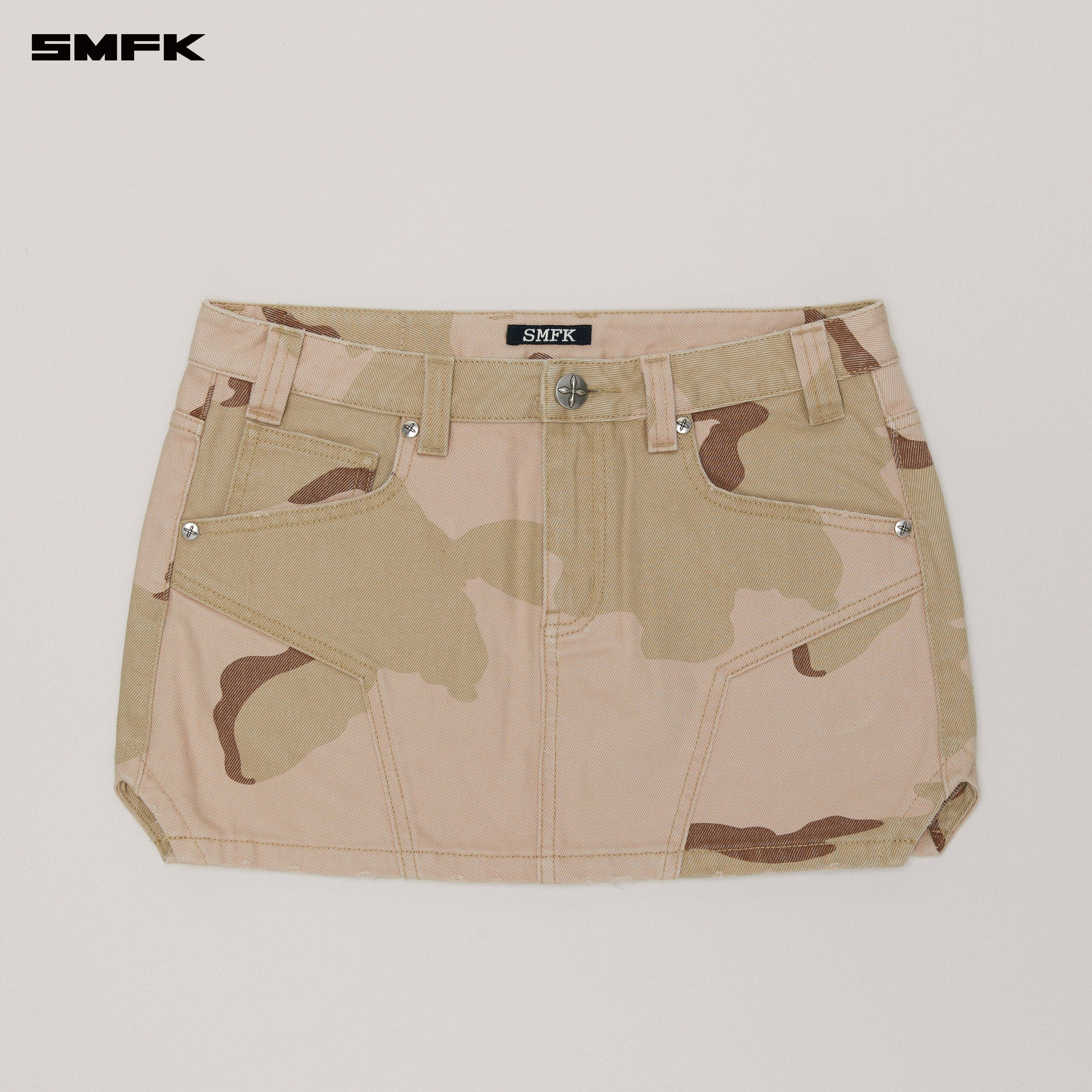 COMPASS WILD ORIGIN DENIM SKIRT DESERT CAMOUFLAGE