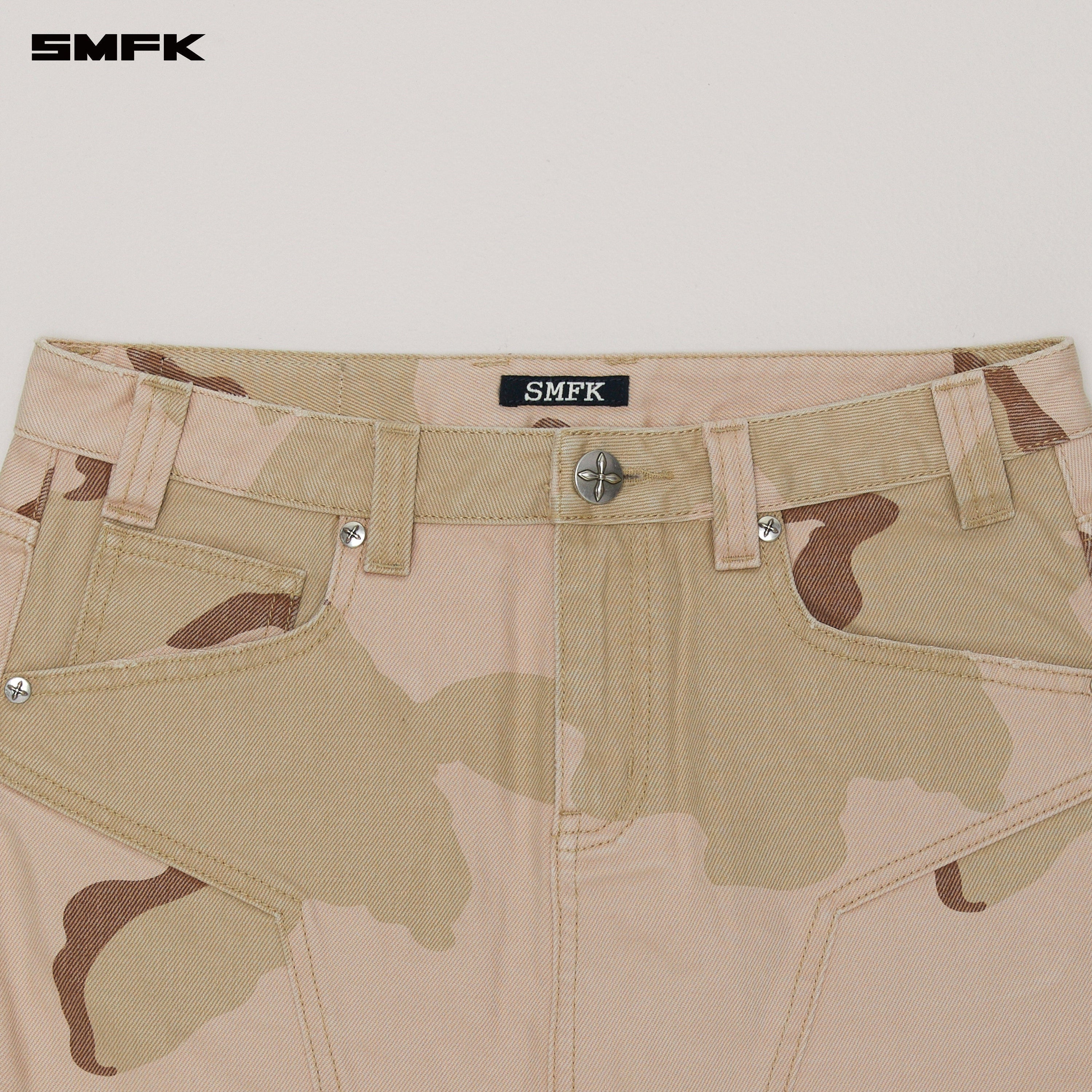 COMPASS WILD ORIGIN DENIM SKIRT DESERT CAMOUFLAGE