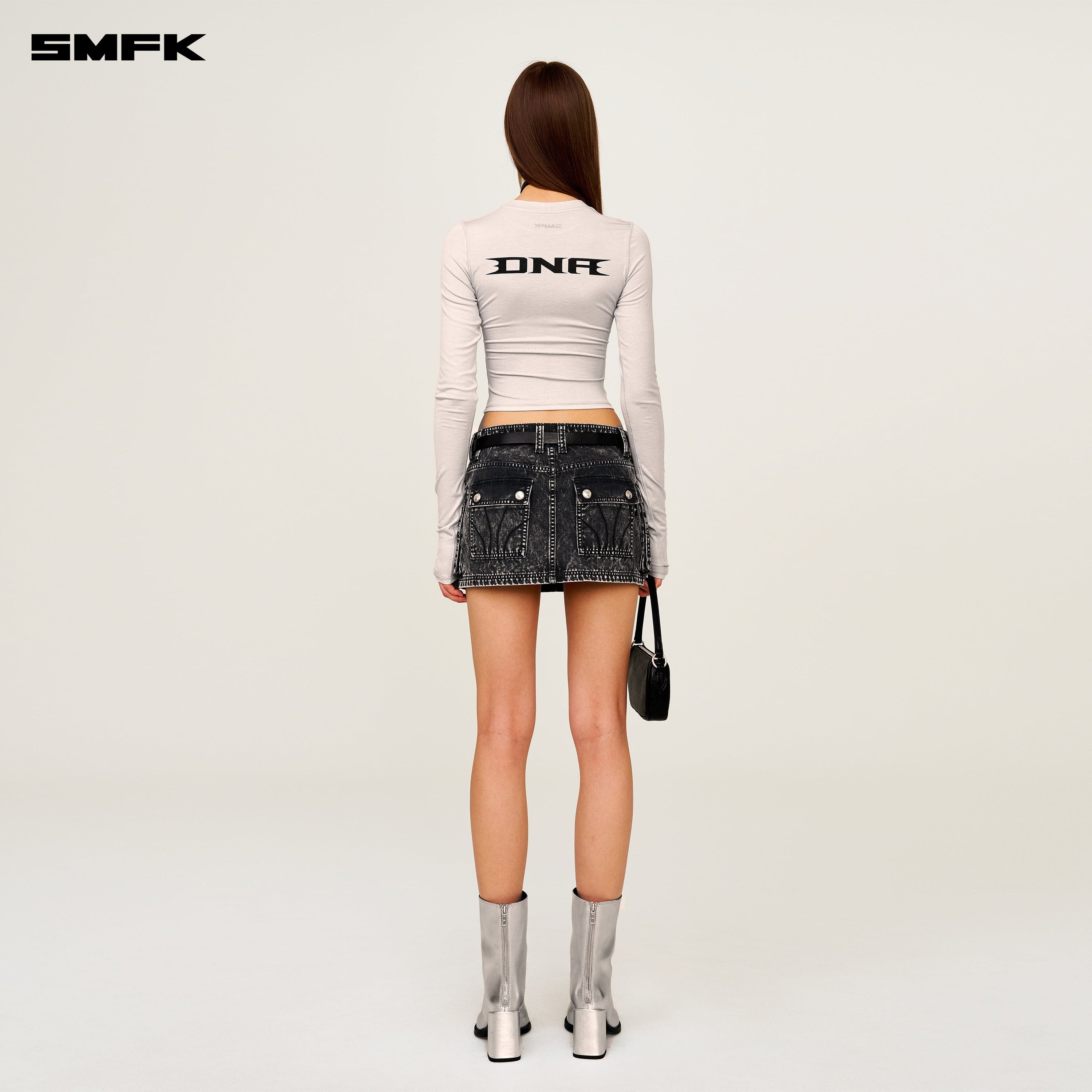 Compass Hunt Cargo Skirt Storm Grey