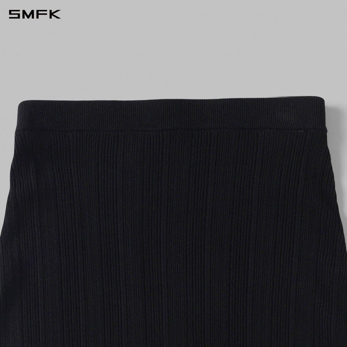 MYTH SIREN EVENING SLIM KNIT DRESS/LENZING TENCEL+SILK+COTTON WILD BLACK
