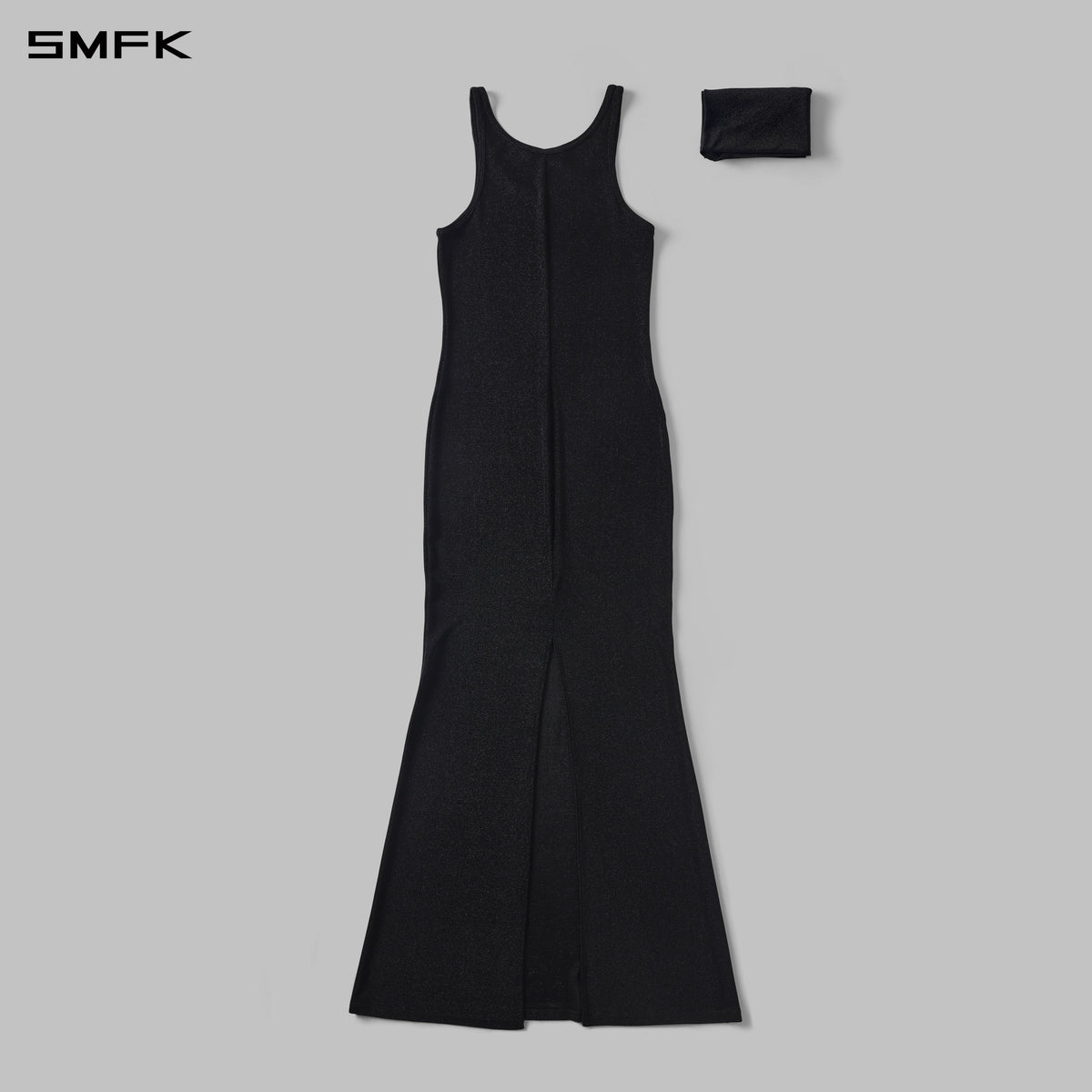 MYTH AEOLUS PHANTOM VEST EVENING DRESS/POLYAMIDE + POLYESTER FILM FIBER STARLIGHT BLACK