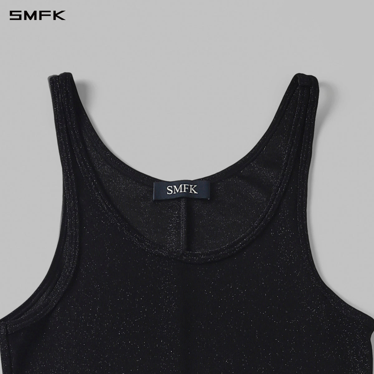MYTH AEOLUS PHANTOM VEST EVENING DRESS/POLYAMIDE + POLYESTER FILM FIBER STARLIGHT BLACK