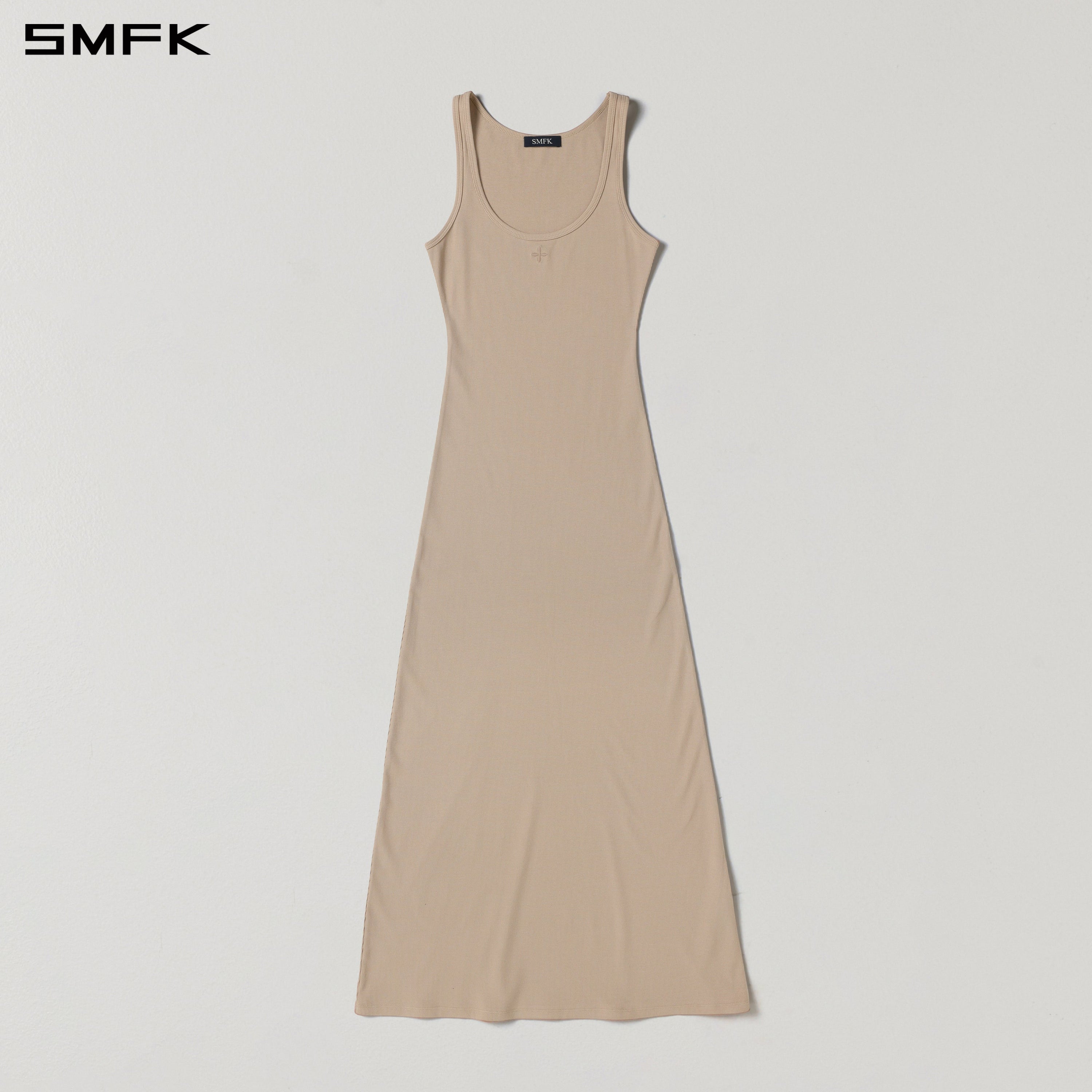 VINTAGE NOMADIC SILK TANK LONG DRESS/SILK+COTTON FRESH SKIN