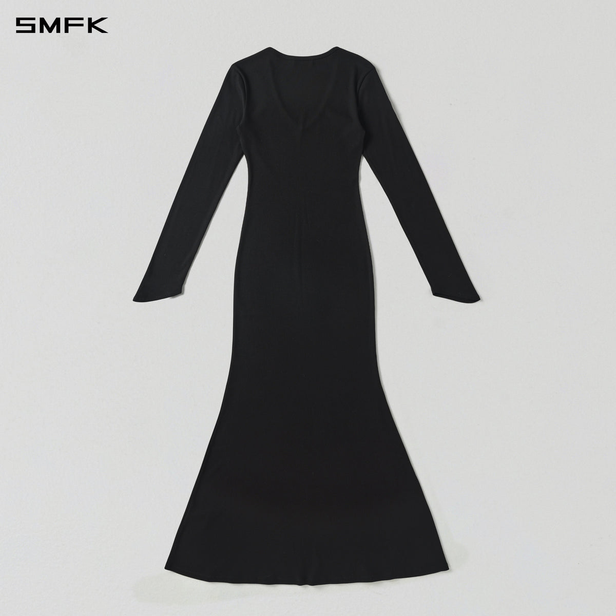 VINTAGE NOMADIC DIVA EVENING LONG DRESS/SILK+COTTON WILD BLACK