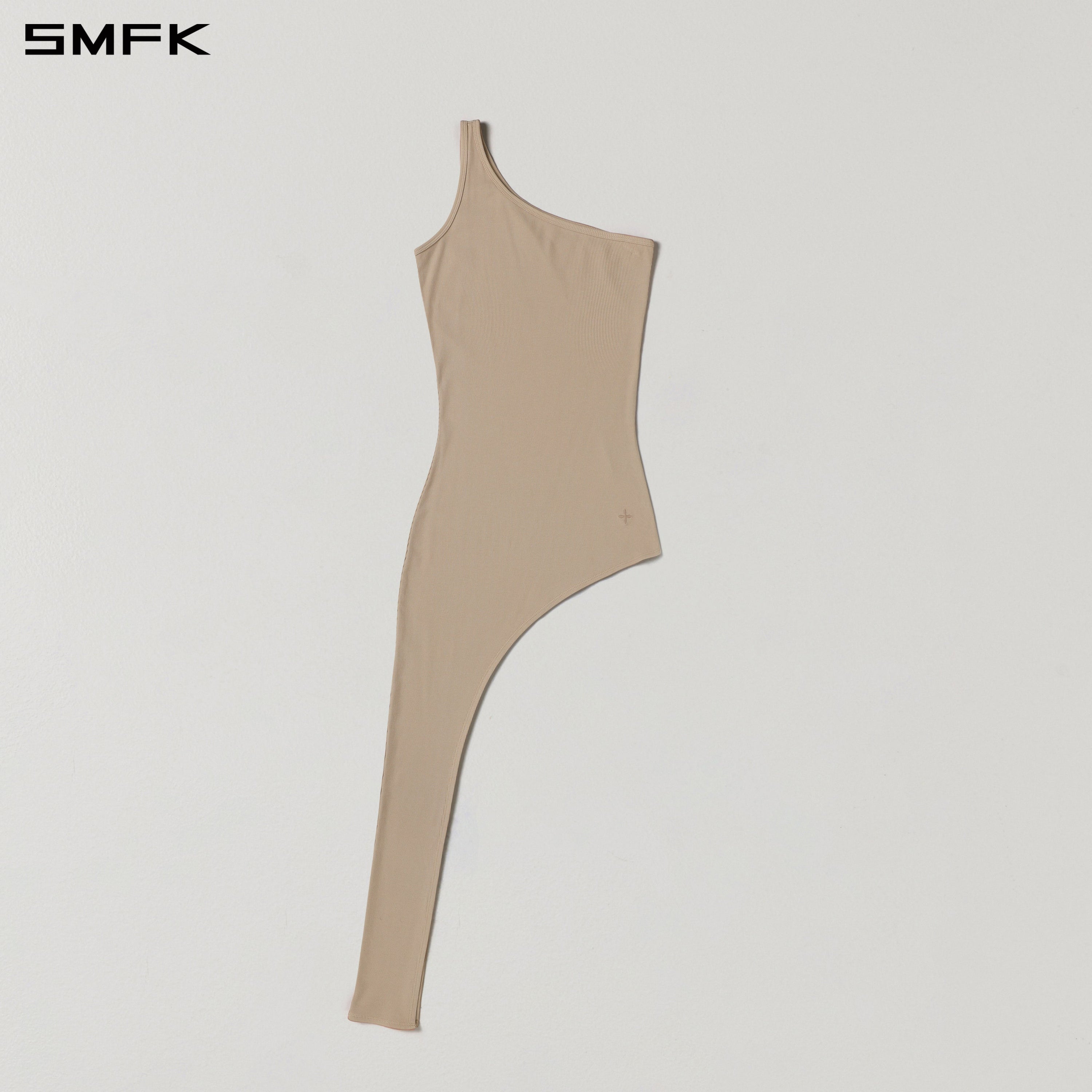 VINTAGE NOMADIC SILK ASYMMETRY TANK DRESS/SILK+COTTON FRESH SKIN