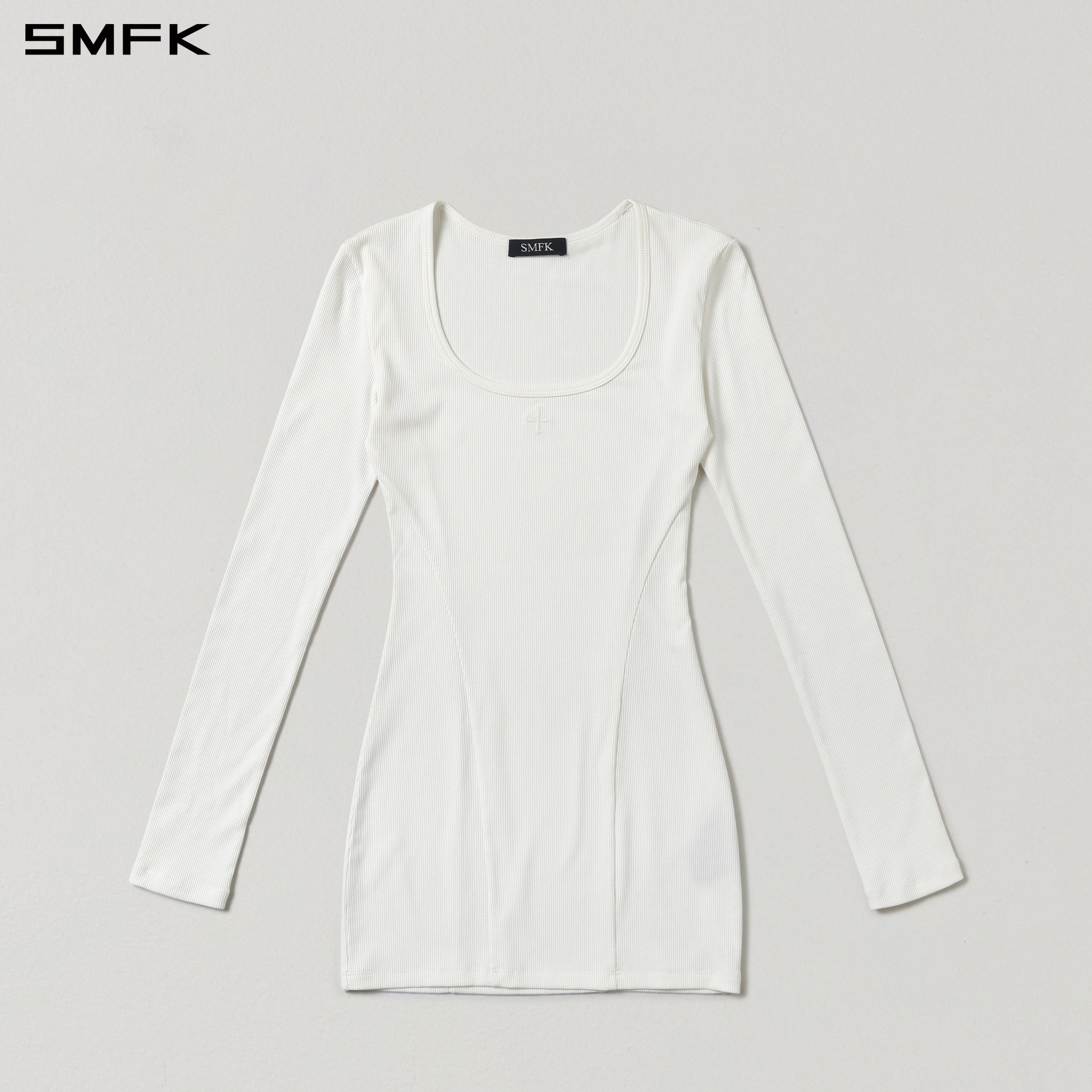 VINTAGE NOMADIC SILK SHORT DRESS/SILK+COTTON CLOUD WHITE