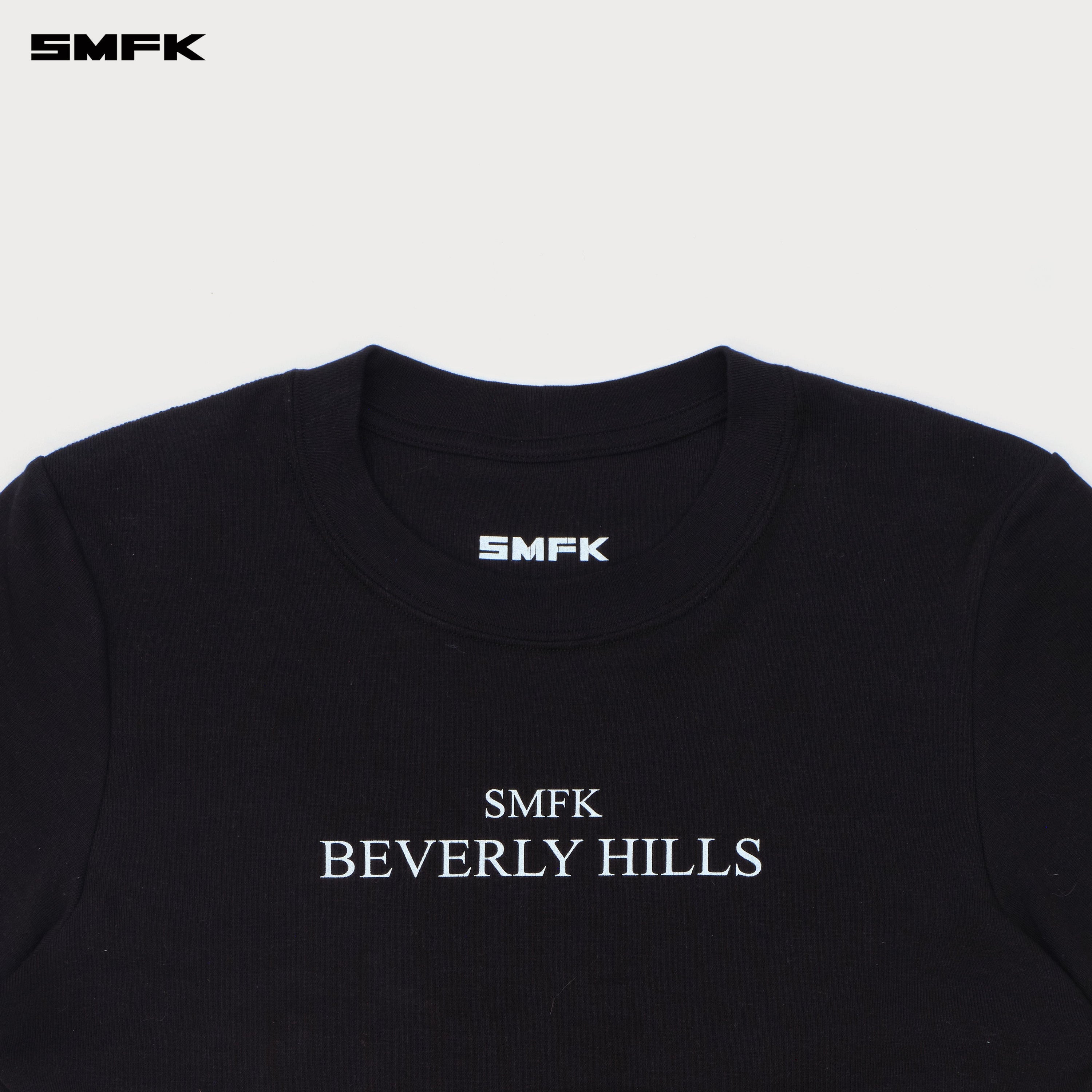 Compass Beverly Movie Subtitles Crop Tee Wild Black