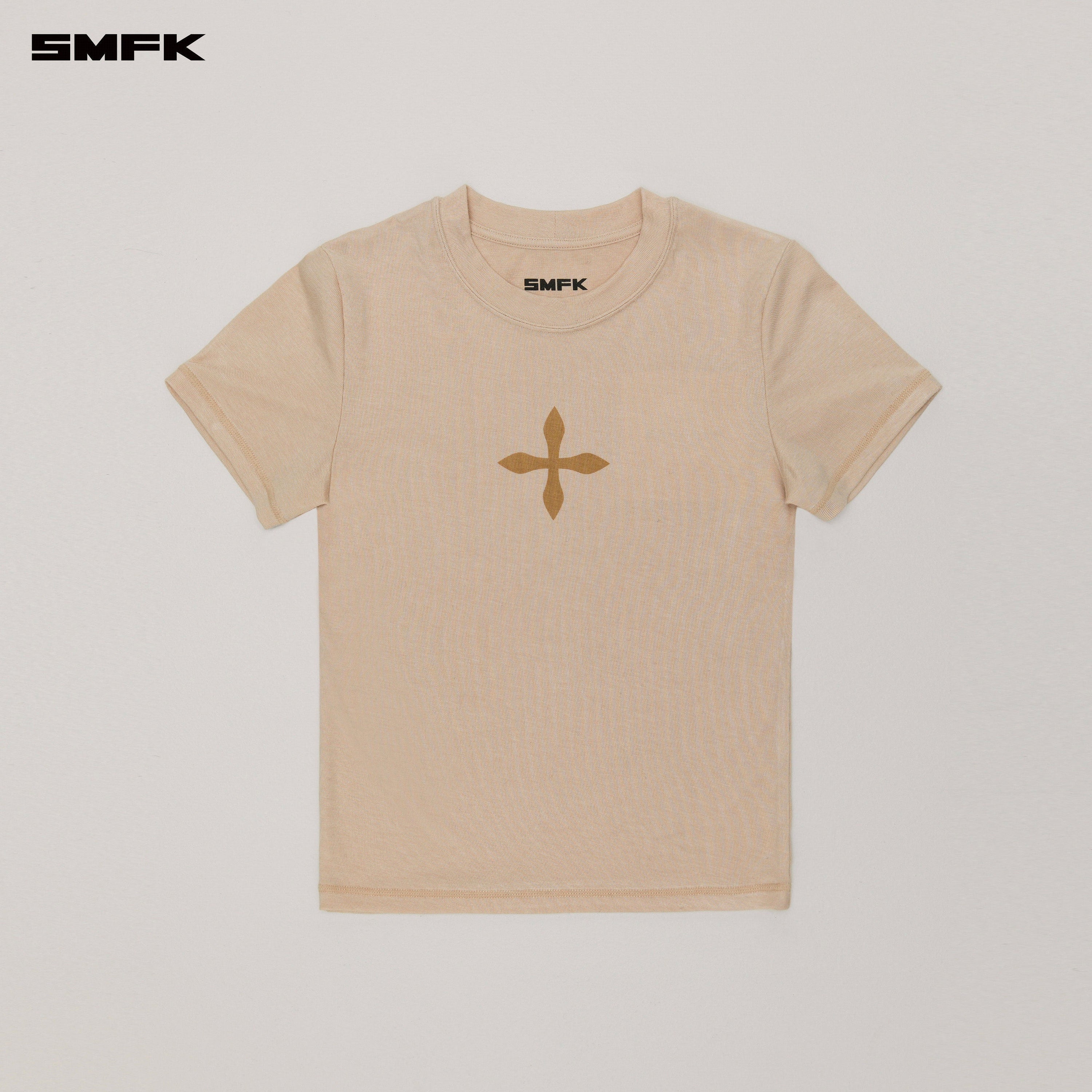 COMPASS ORIGINAL BADGE Tee Sand