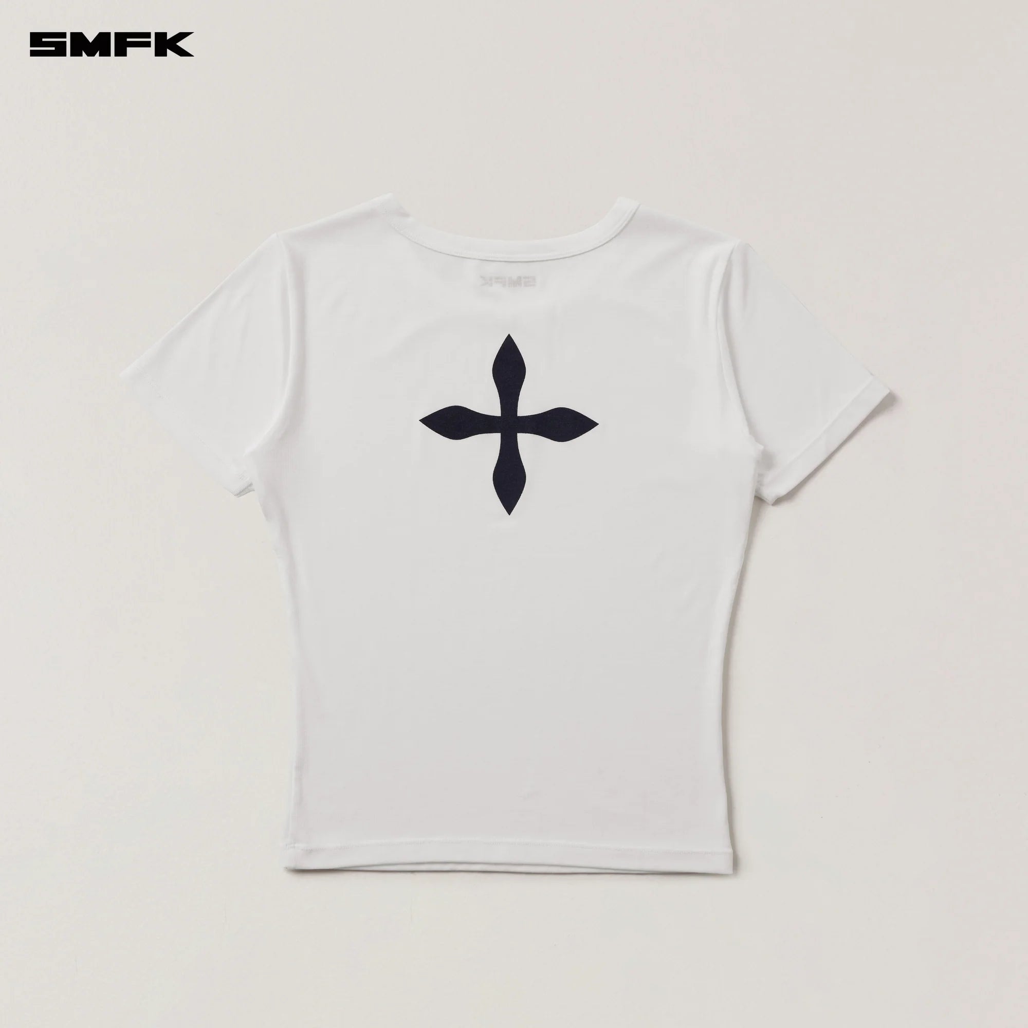 COMPASS STAMP ACETATE BODY SPORTS TEE SNOW MOUNTAIN WHITE
