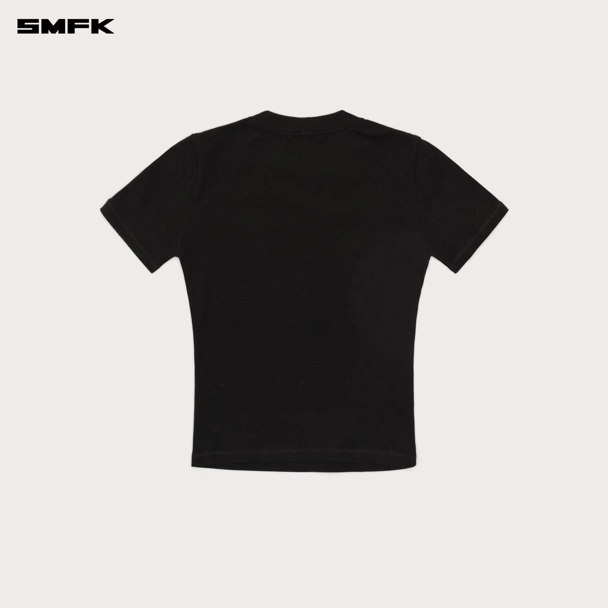 COMPASS CROSS BADGE WAIST TEE BLACK