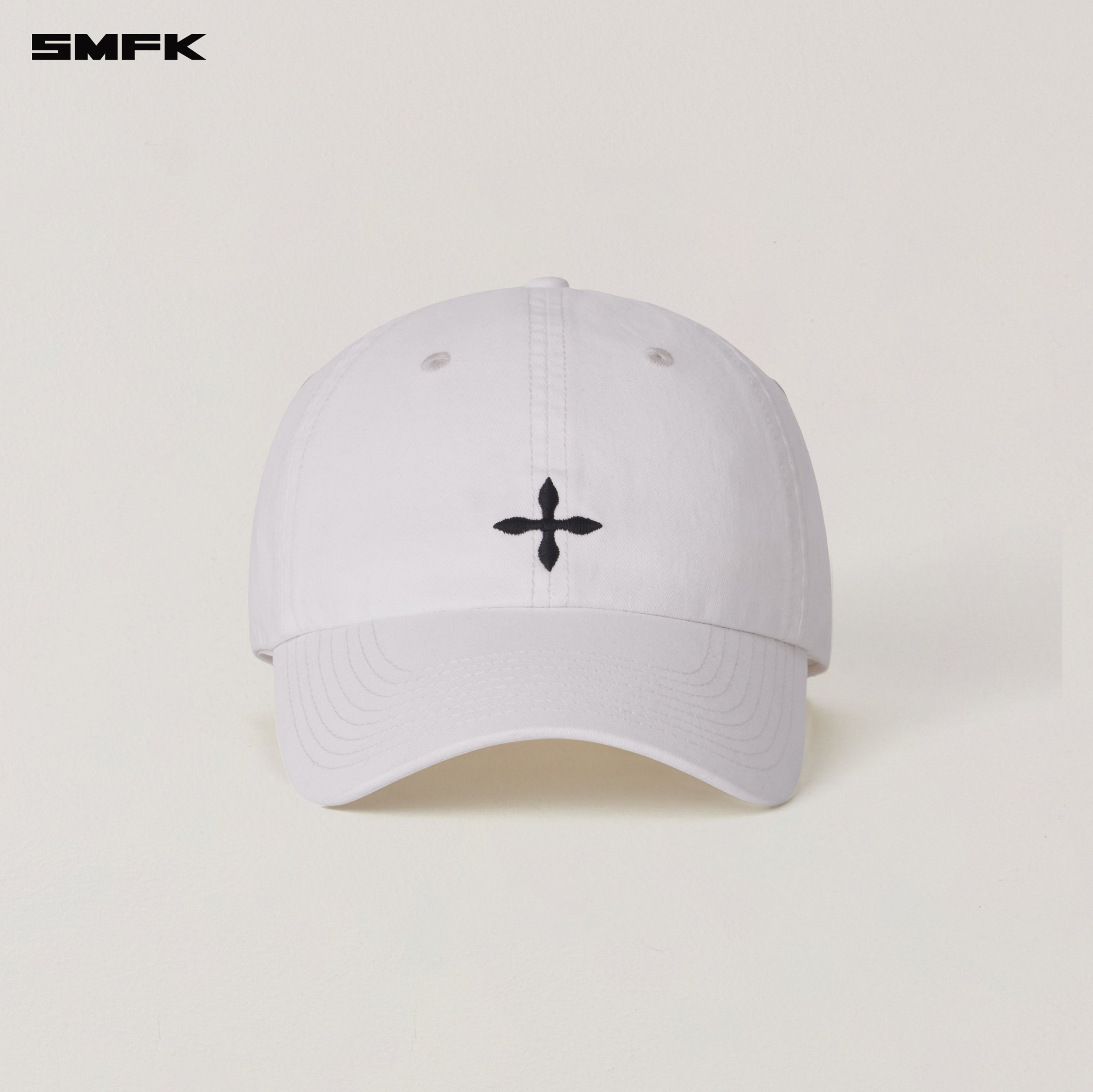 COMPASS BADGE RETRO CARGO CAP SNOW MOUNTAIN WHITE