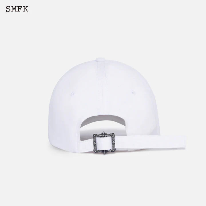 SMFK COMPASS BLACK NIGHT FLOWER VINTAGE BASEBALL CAP SKY WHITE H0004W