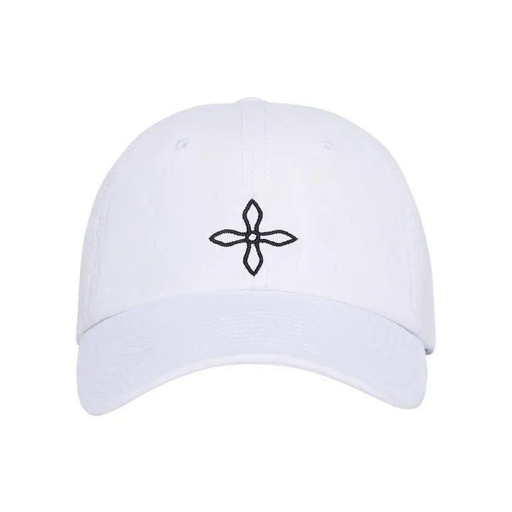 SMFK COMPASS BLACK NIGHT FLOWER VINTAGE BASEBALL CAP SKY WHITE H0004W