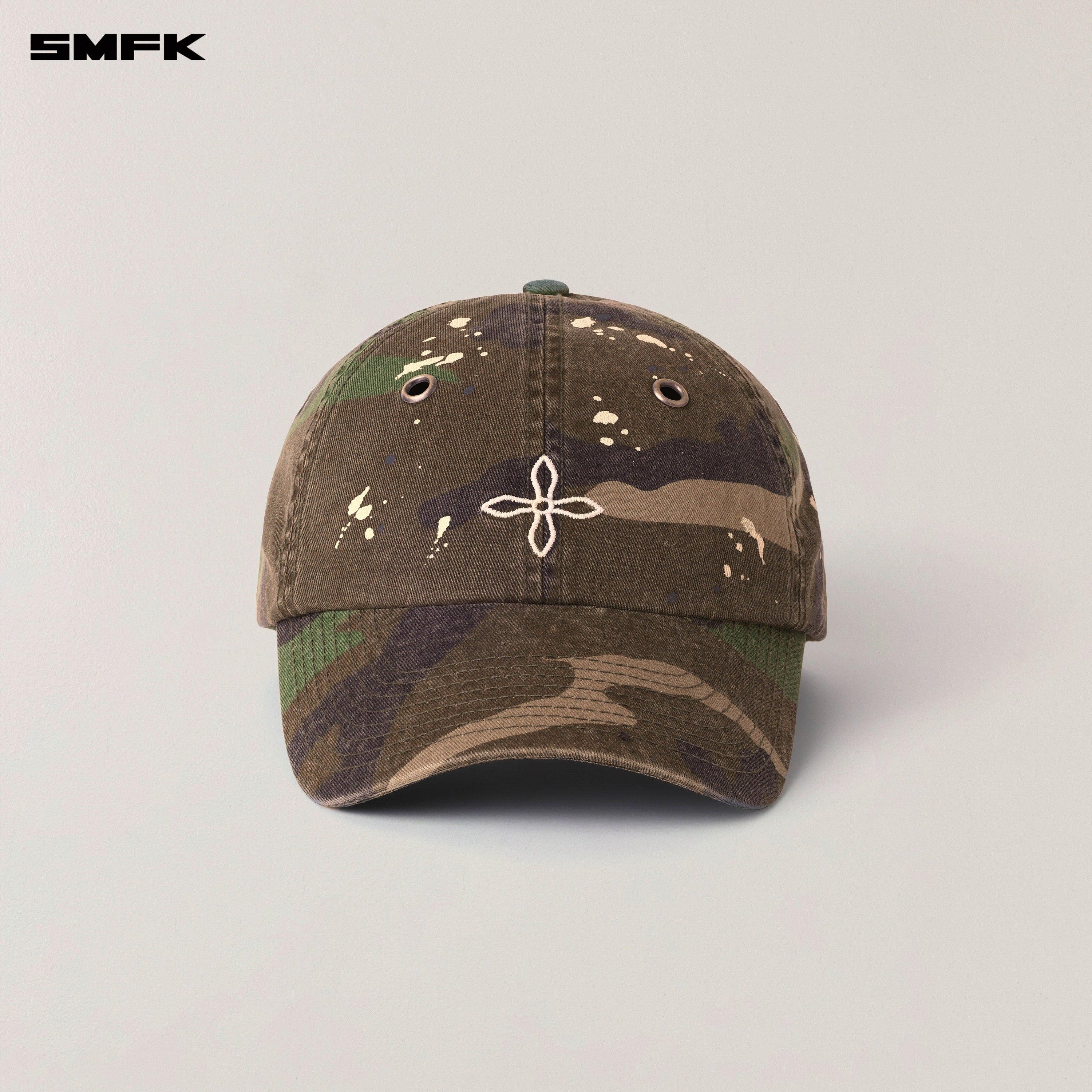 COMPASS BADGE CAMO CARGO CAP ARMY GREEN CAMOUFLAGE