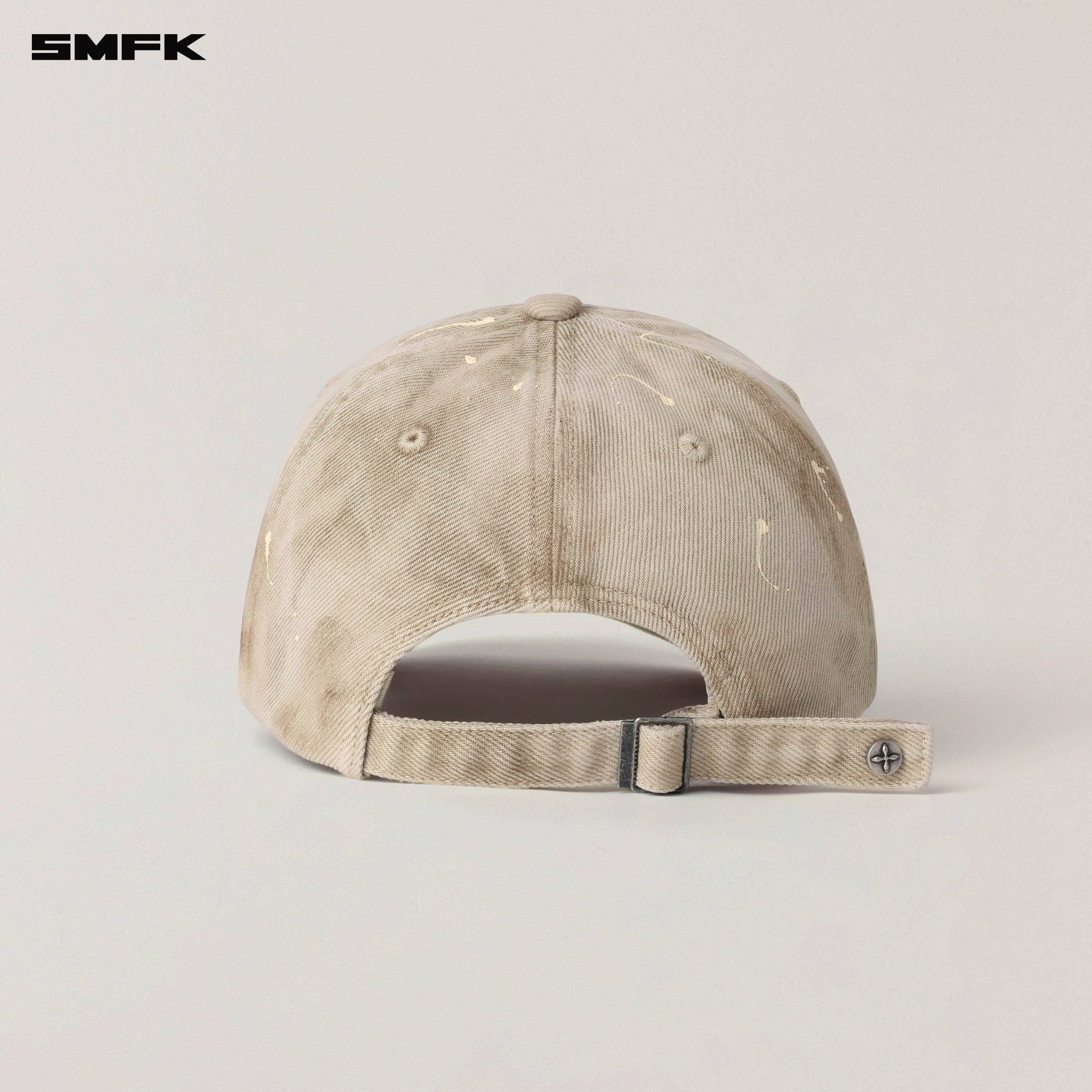 RAGE WILD HANDCRAFT DRIP DYED DENIM CAP WILD BROWN