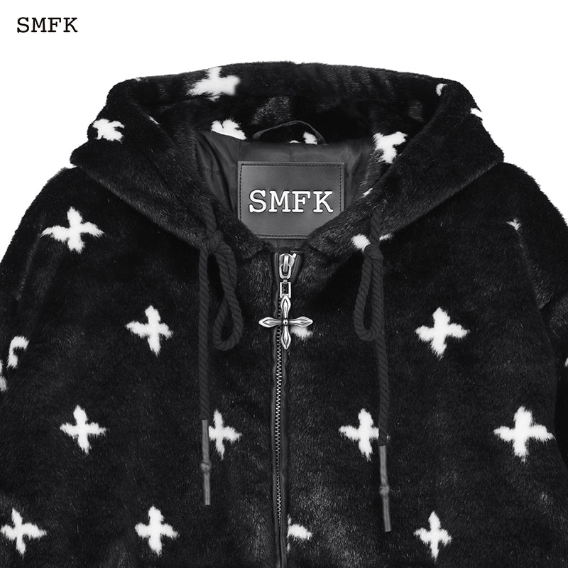 BLACK HORSE GARDEN HOODIE ZIP UP HOODIE CH004BS