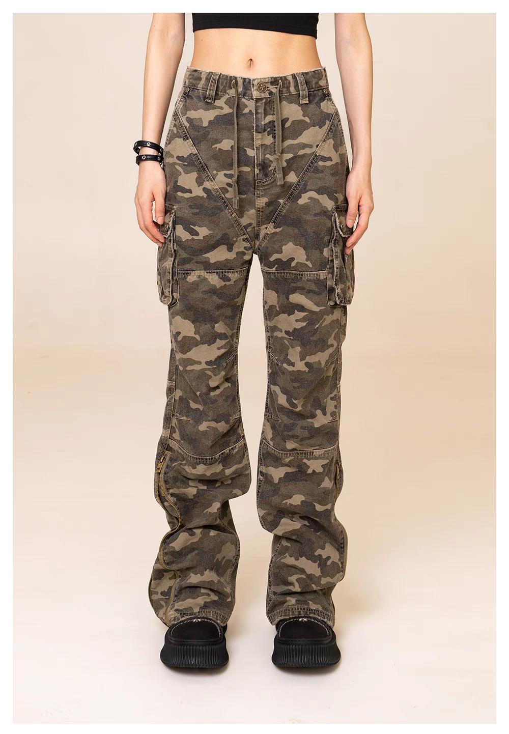 Mermaid camouflage overalls SWEATPANTS