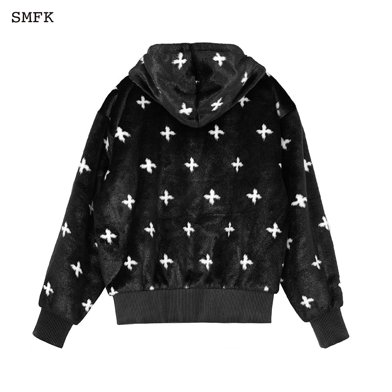 BLACK HORSE GARDEN HOODIE ZIP UP HOODIE CH004BS
