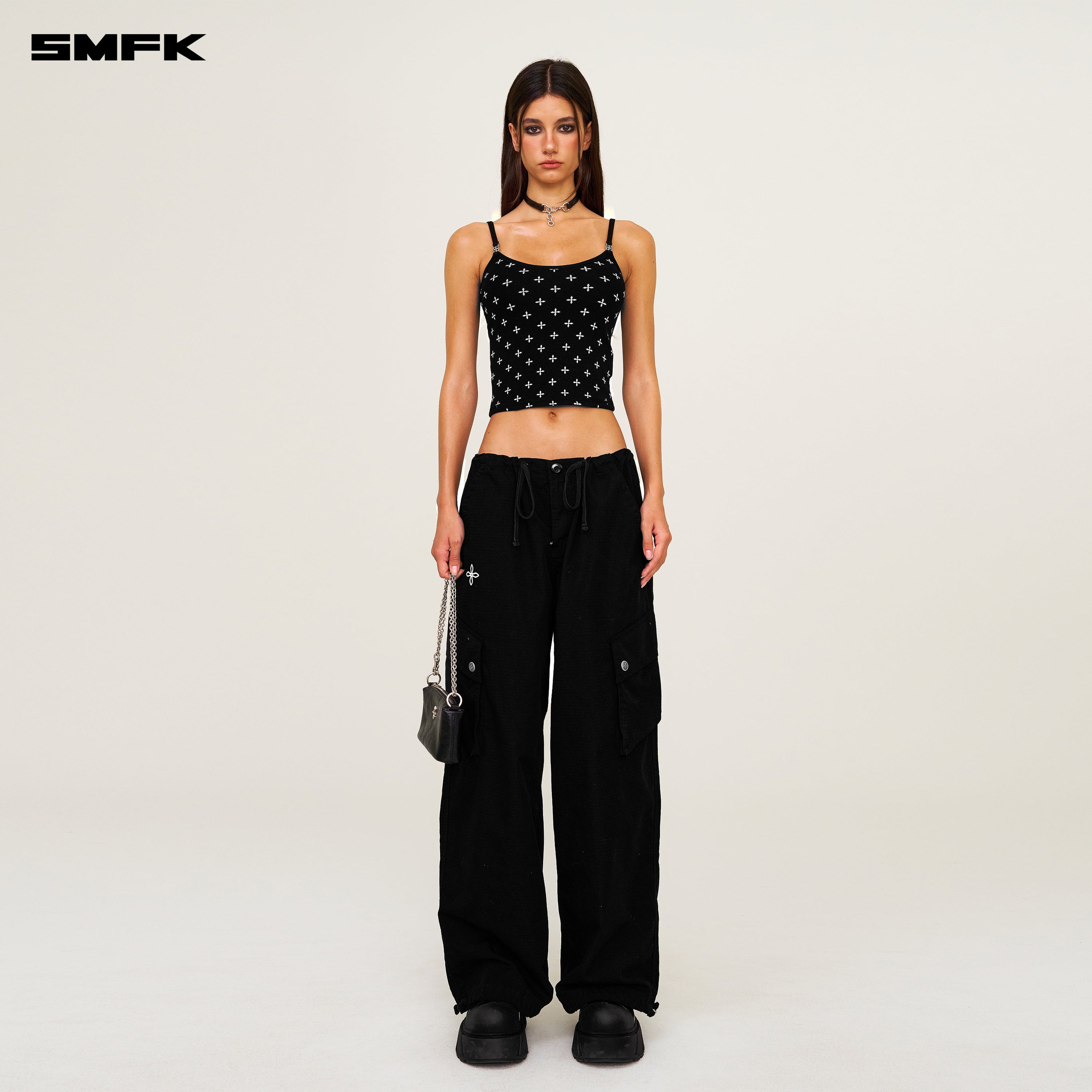 Future Mirage Classic Parachute Pants Wild Black