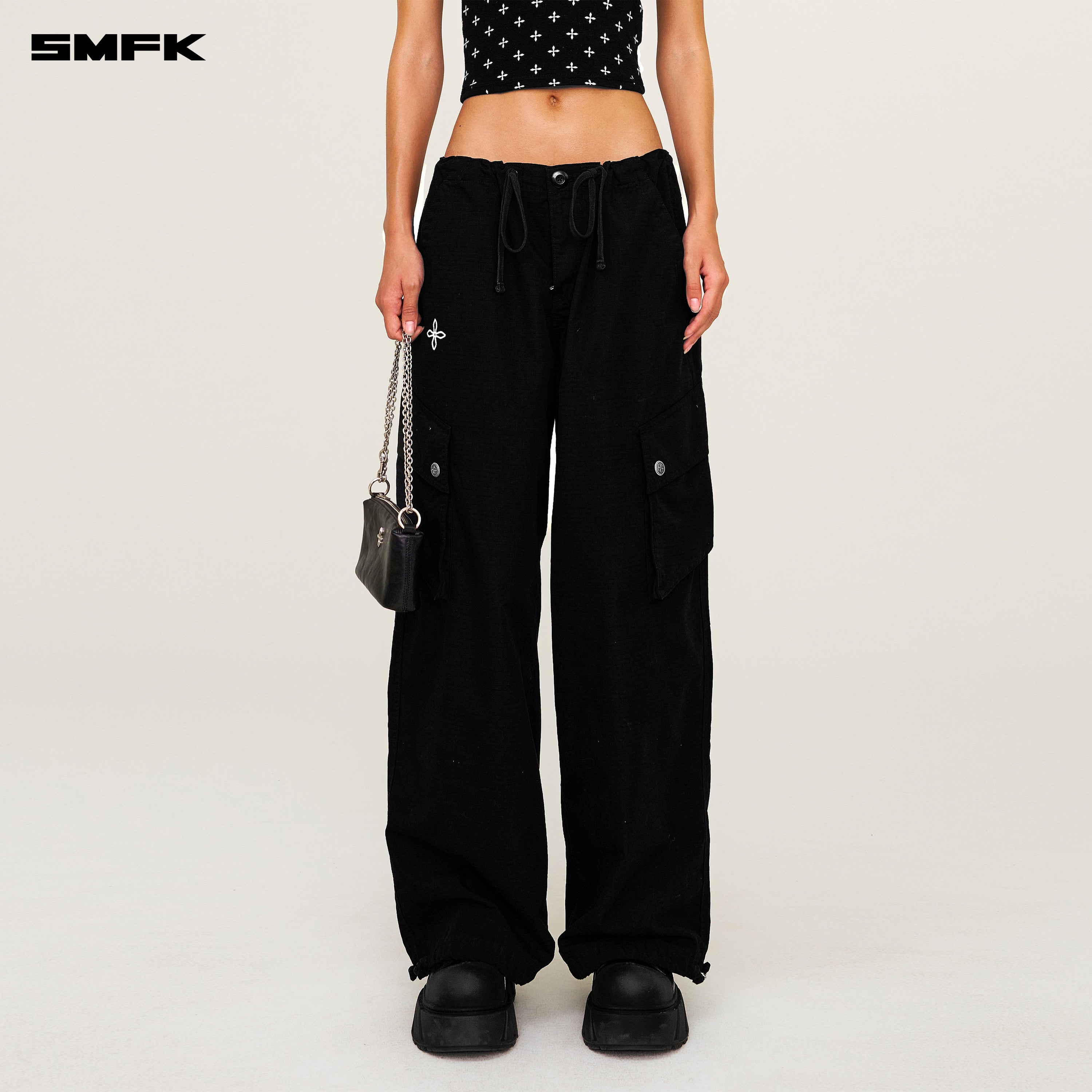 Future Mirage Classic Parachute Pants Wild Black