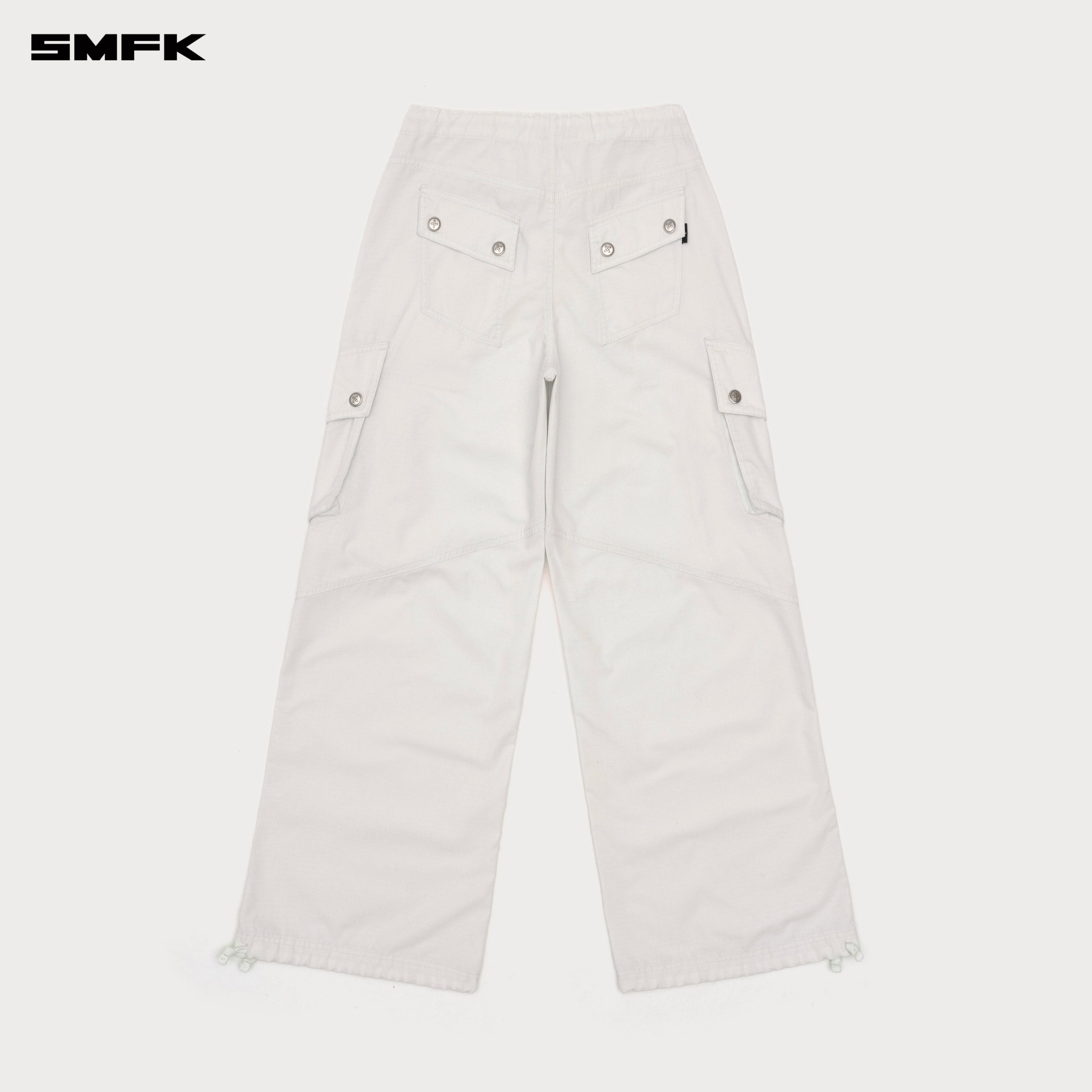 Future Mirage Classic Parachute Pants Snowy Mountain White