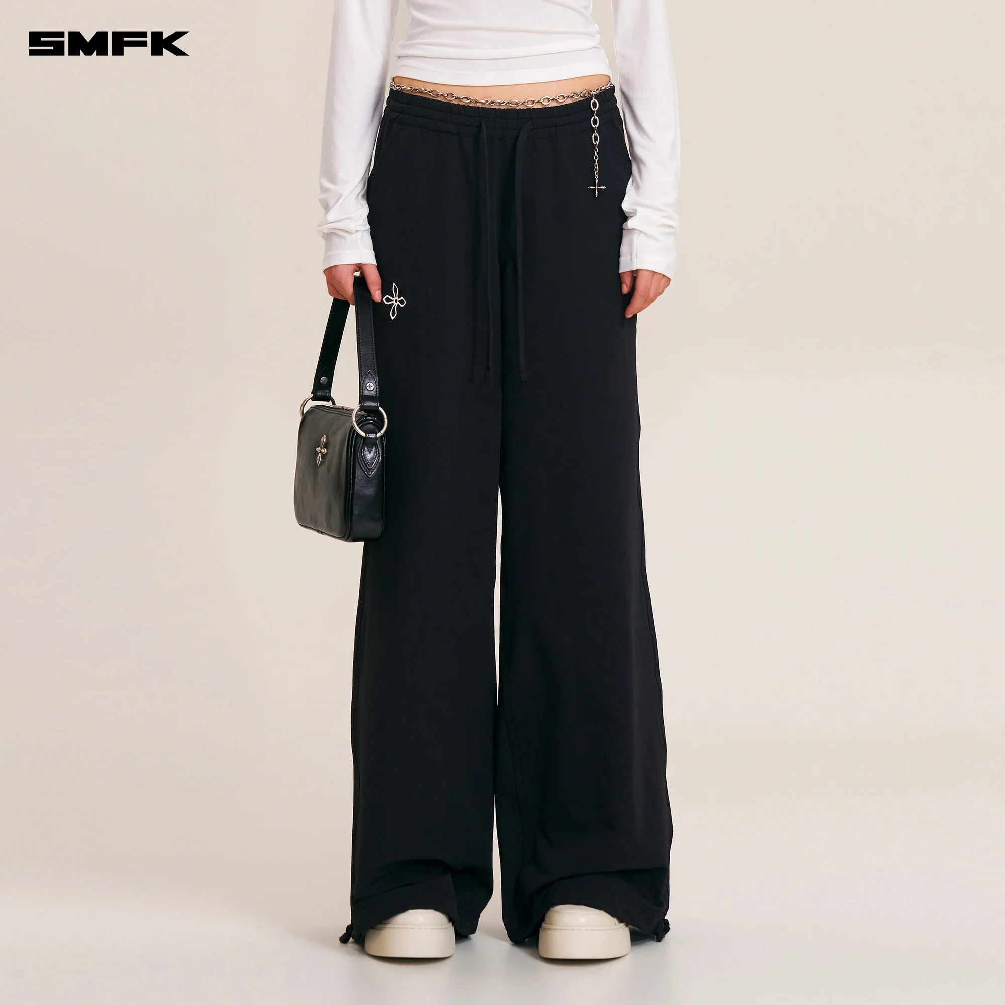 COMPASS MODE TOWER HIKE-TECH SPORTS PANTS WILD BLACK