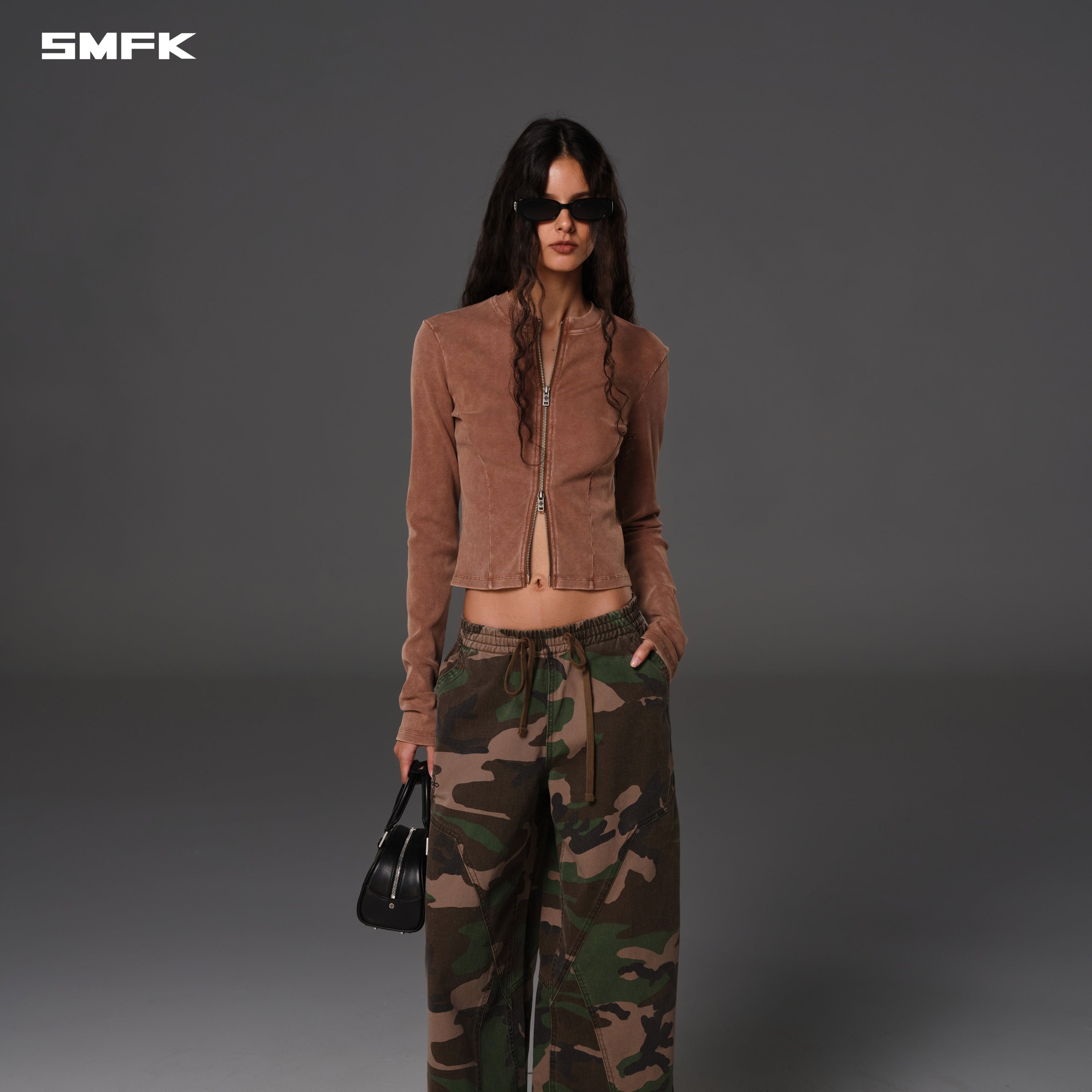 COMPASS MIRAGE CAMO TOWER SPORTS PANTS/COTTON ARMY GREEN  CAMOUFLAGE