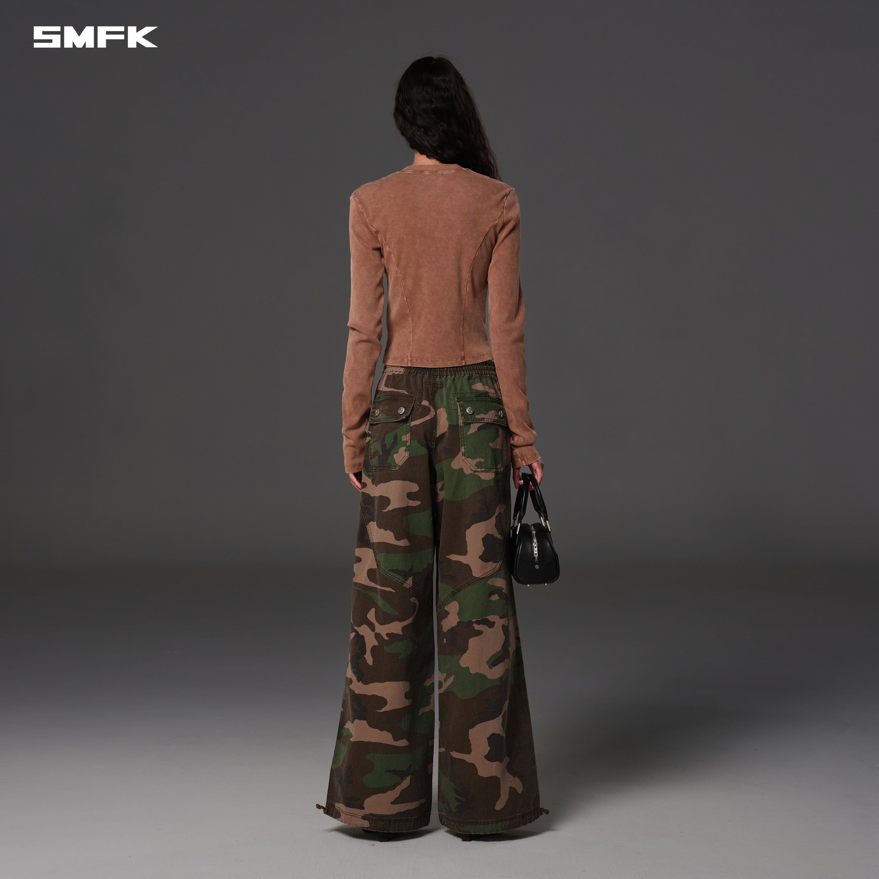 COMPASS MIRAGE CAMO TOWER SPORTS PANTS/COTTON ARMY GREEN  CAMOUFLAGE