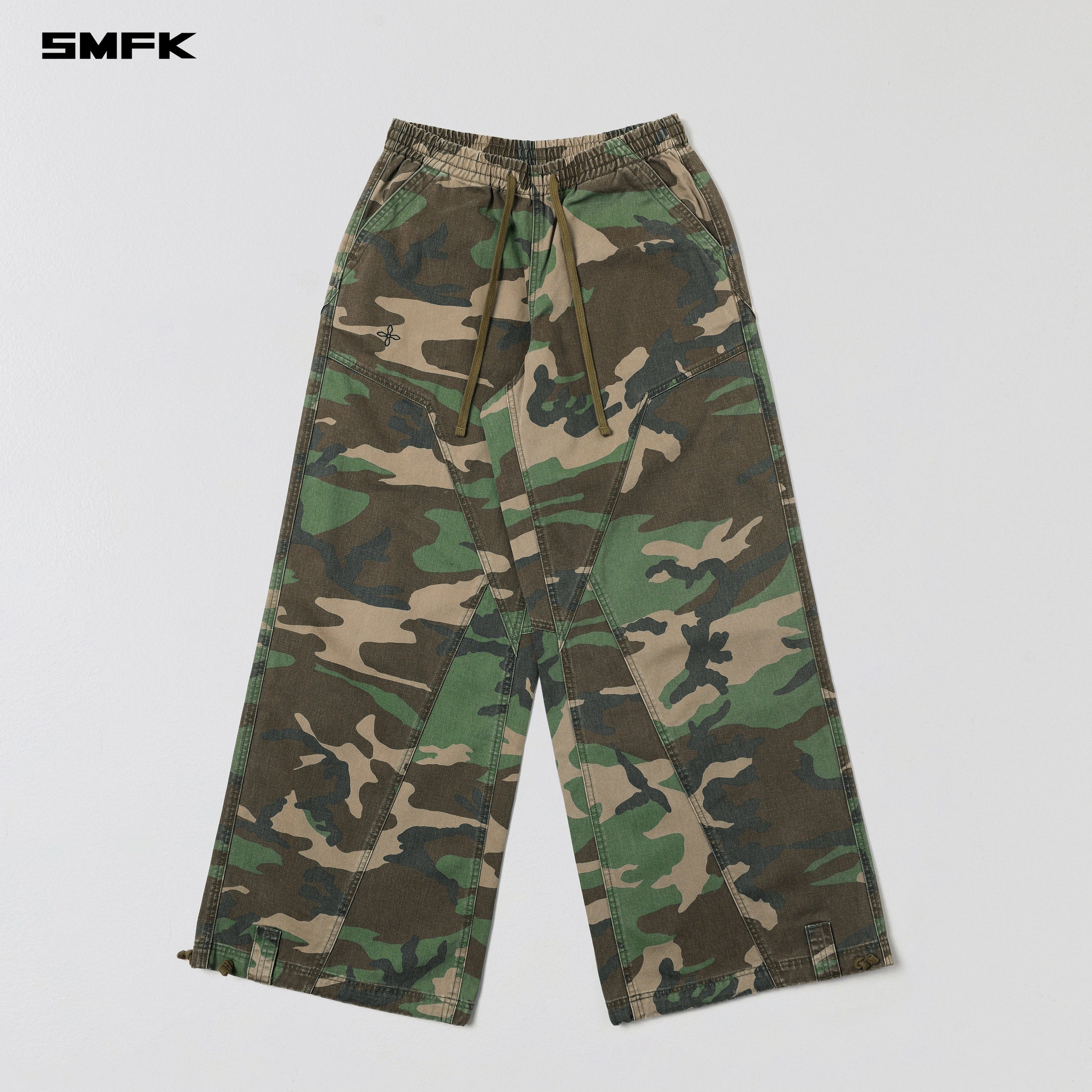 COMPASS MIRAGE CAMO TOWER SPORTS PANTS/COTTON ARMY GREEN  CAMOUFLAGE
