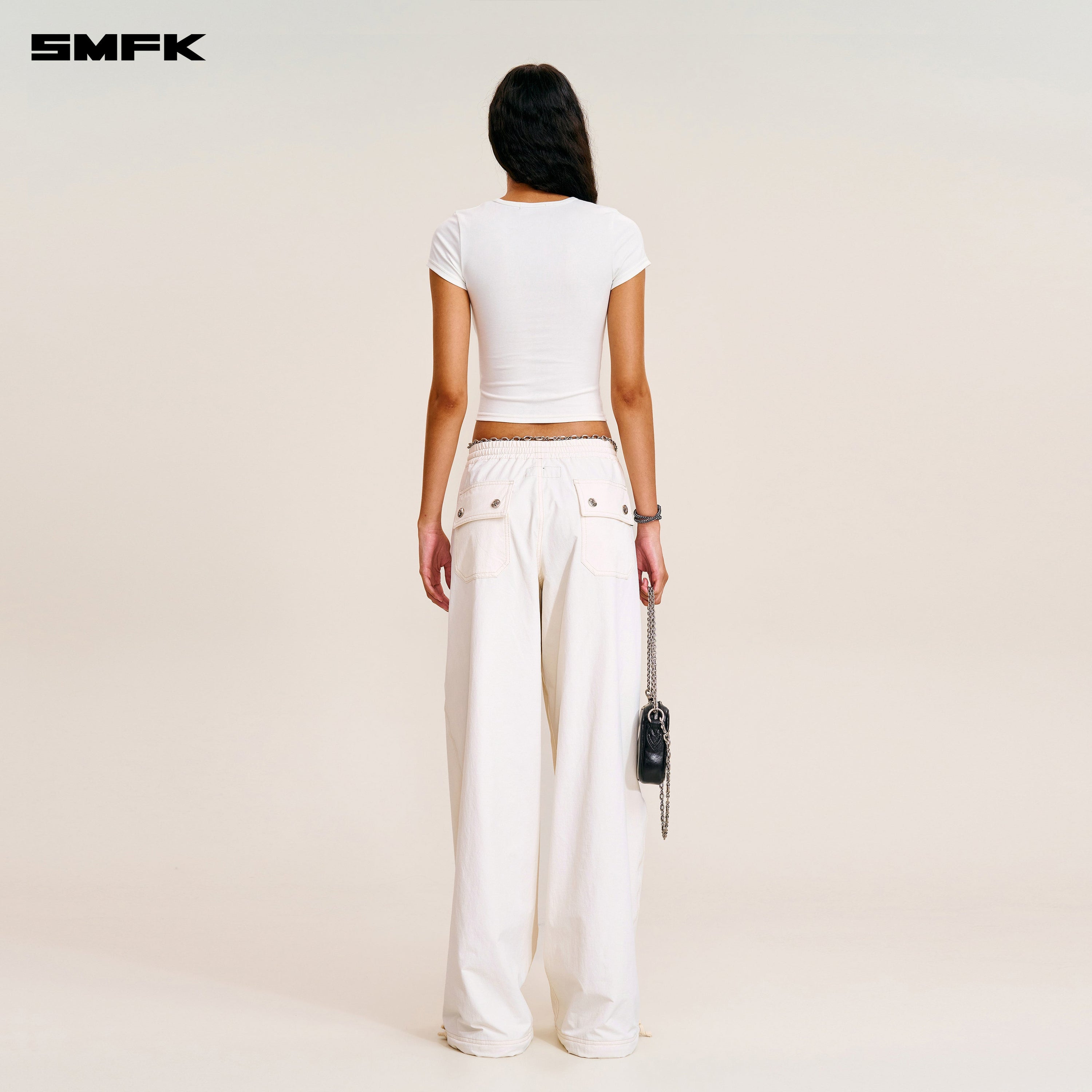 COMPASS MODE TOWER HIKE-TECH SPORTS PANTS ANTIQUE WHITE