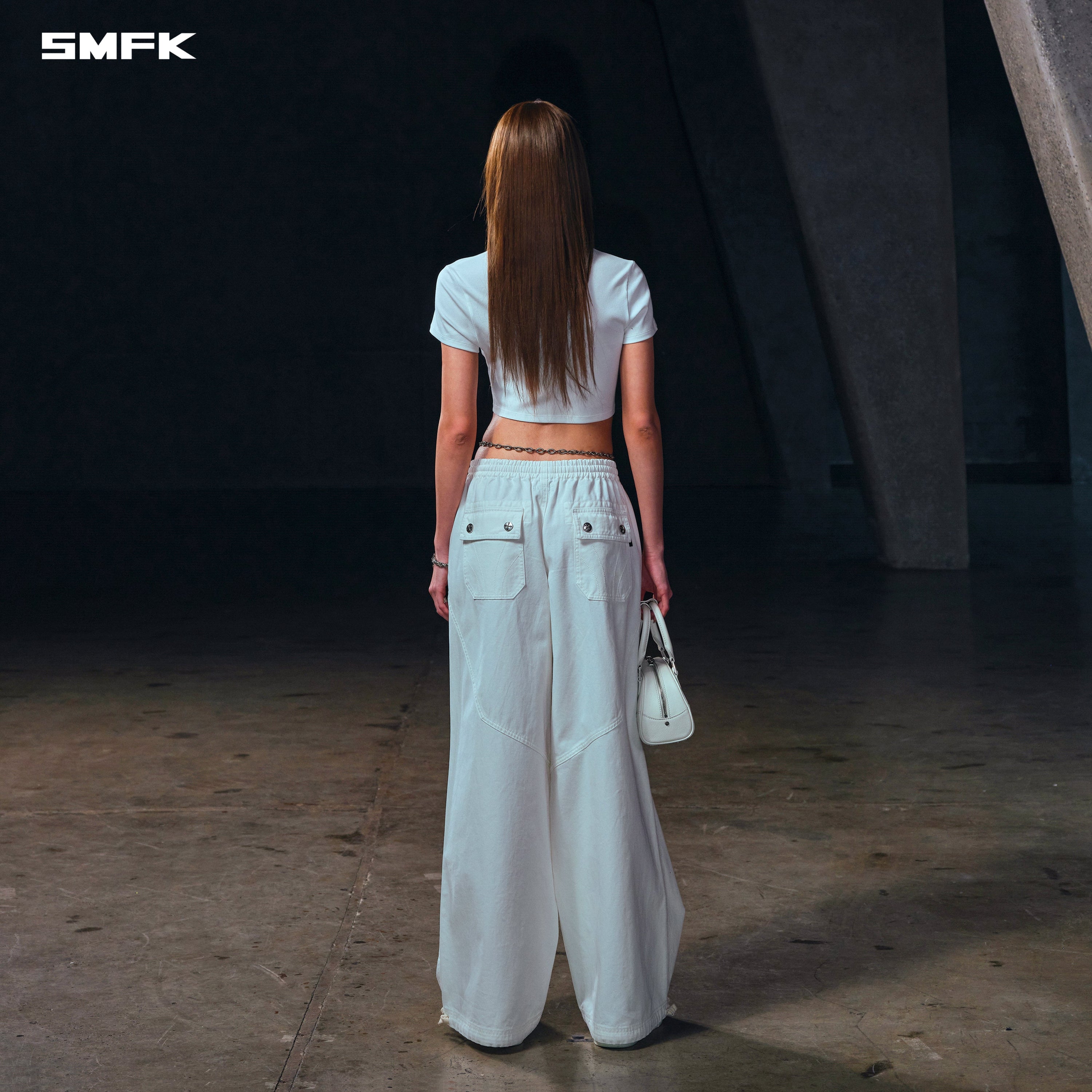COMPASS MIRAGE TOWER SPORTS PANTS/COTTON CLOUD WHITE