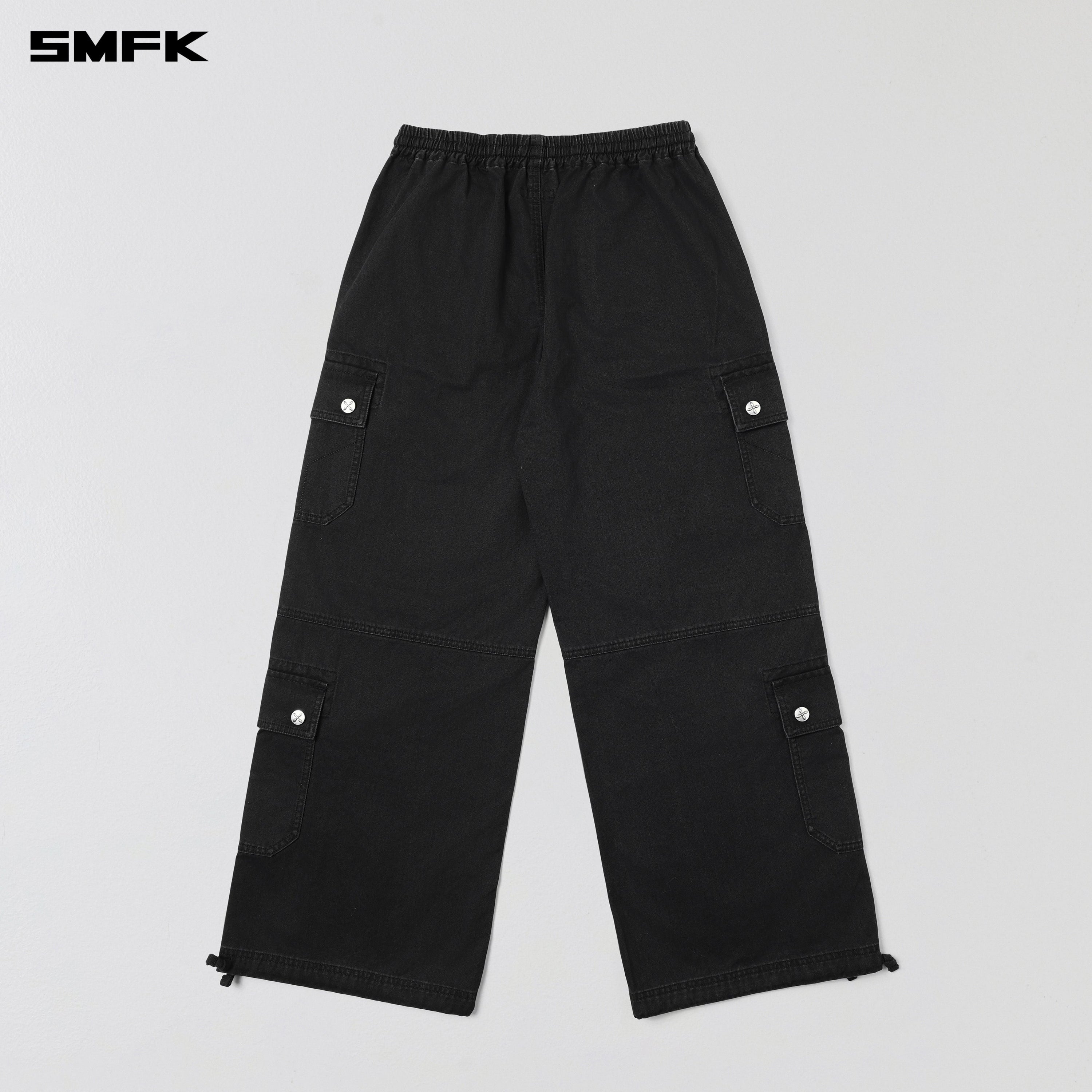 COMPASS MODE RISE-UP STR SPORTS PANTS/COTTON WILD BLACK