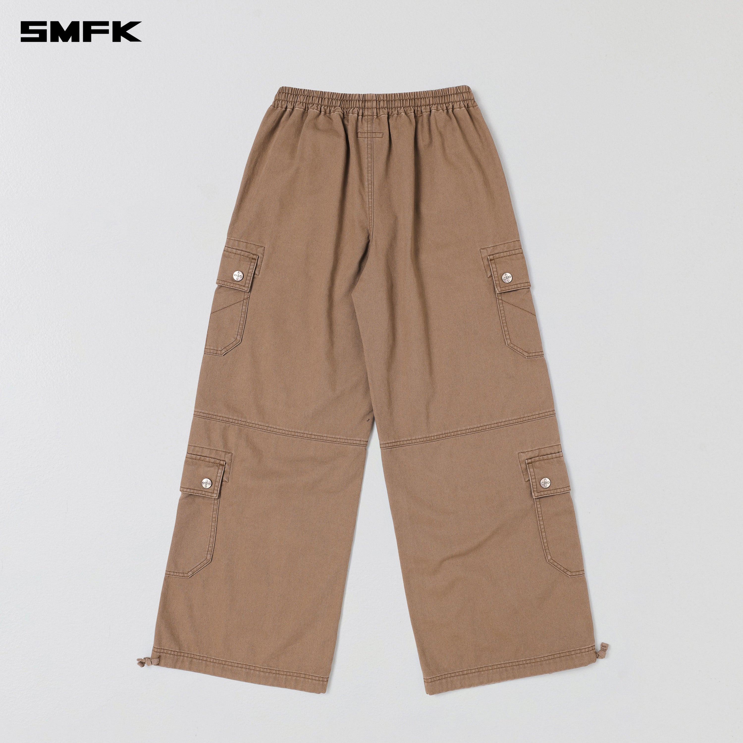 COMPASS MODE RISE-UP STR SPORTS PANTS/COTTON SHADOW BROWN
