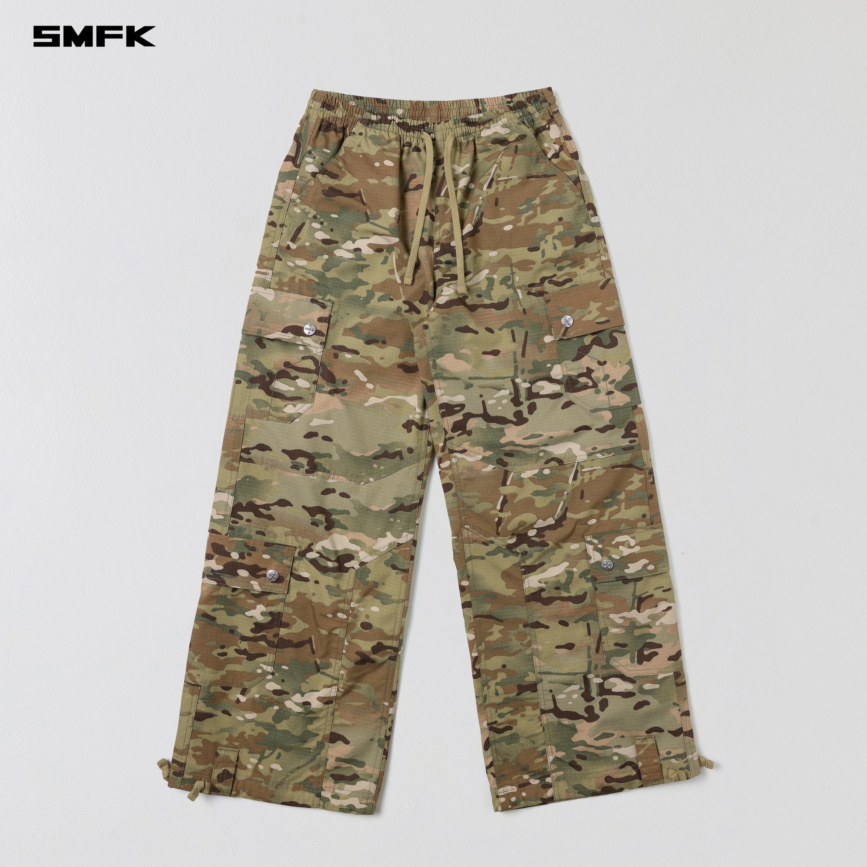 COMPASS MODE RISE-UP STR SPORTS PANTS/MIX OD MULTI CAMO