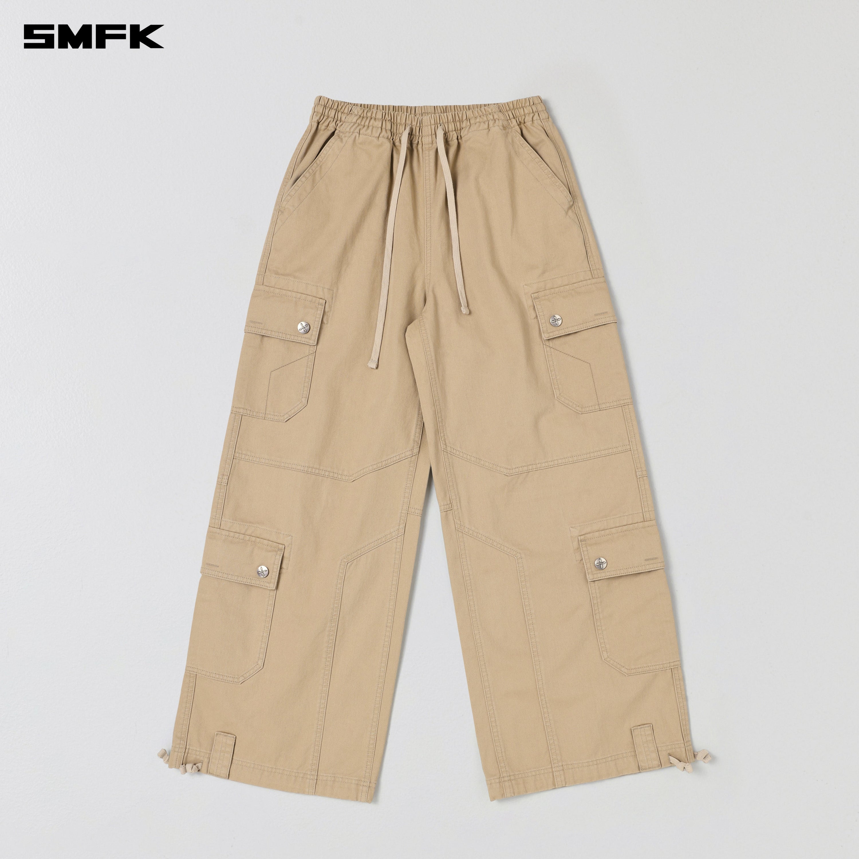 COMPASS MODE RISE-UP STR SPORTS PANTS/COTTON SAND